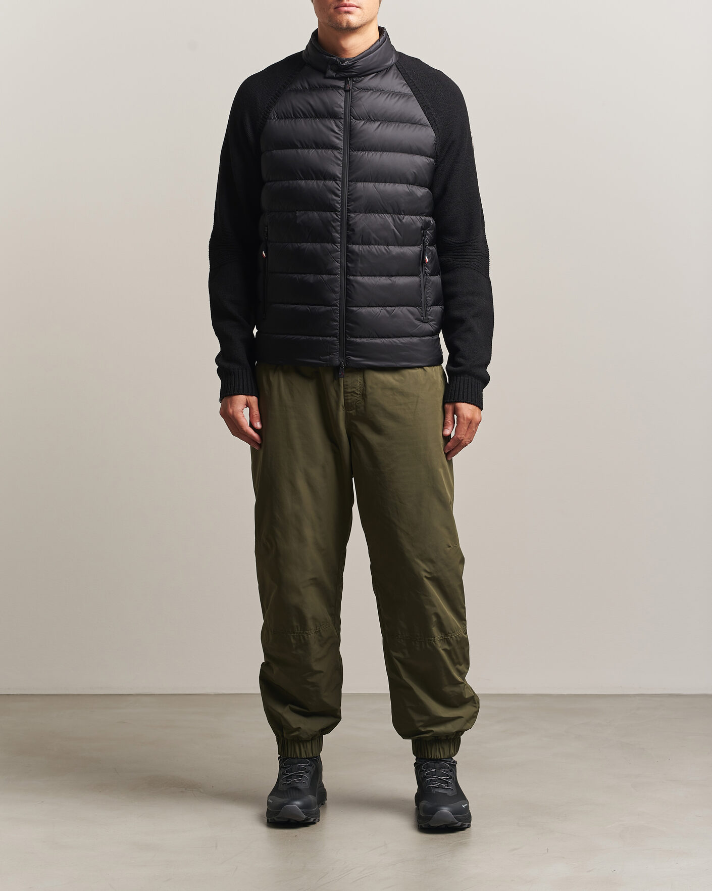 Herr | Jackor | Moncler Grenoble | Padded Hybrid Cardigan Black