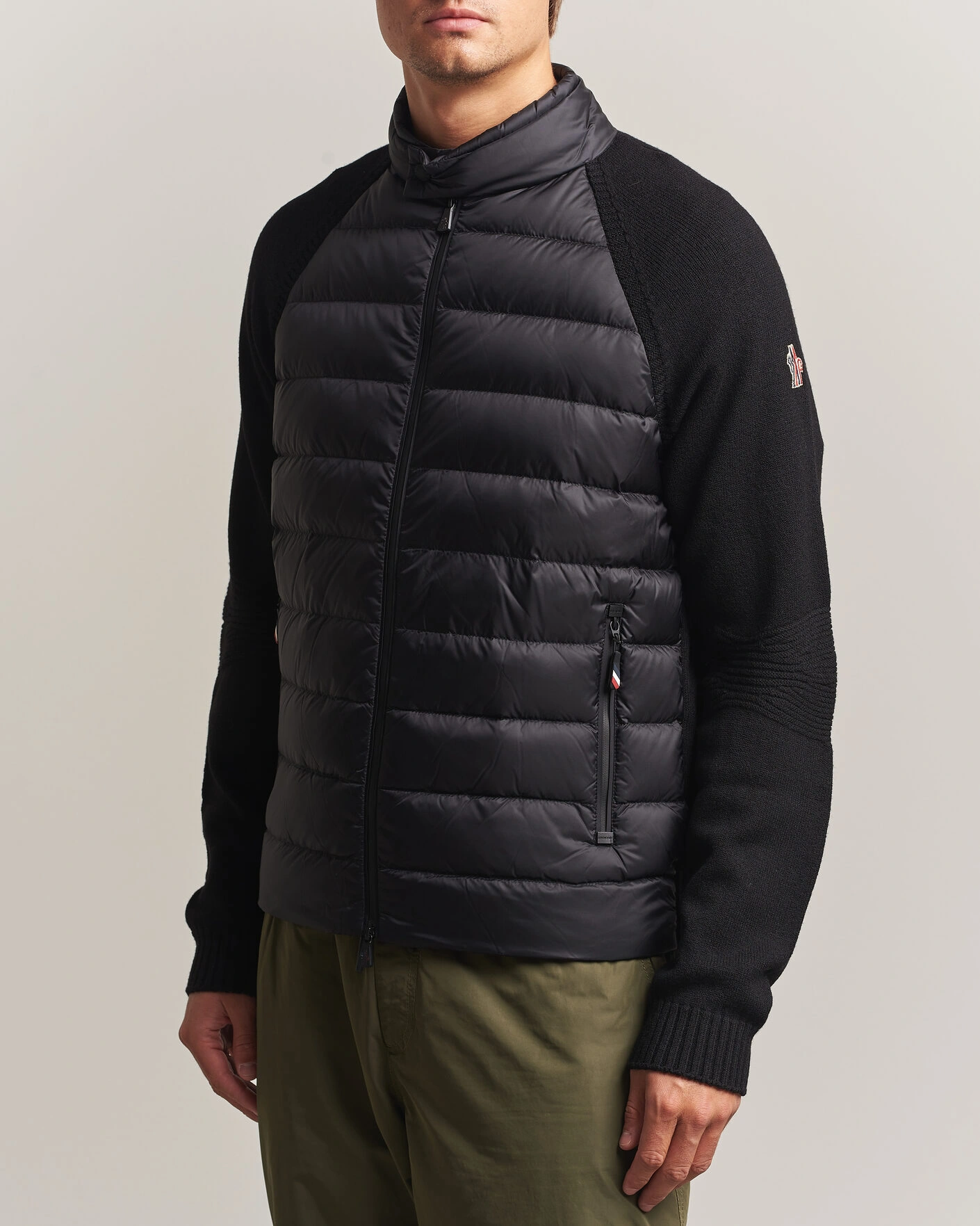 Herr | Jackor | Moncler Grenoble | Padded Hybrid Cardigan Black