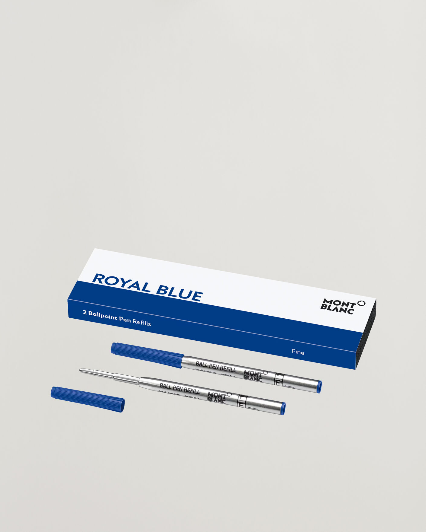 Herr | Pennor | Montblanc | 2 Ballpoint Pen Refill Fine Royal Blue