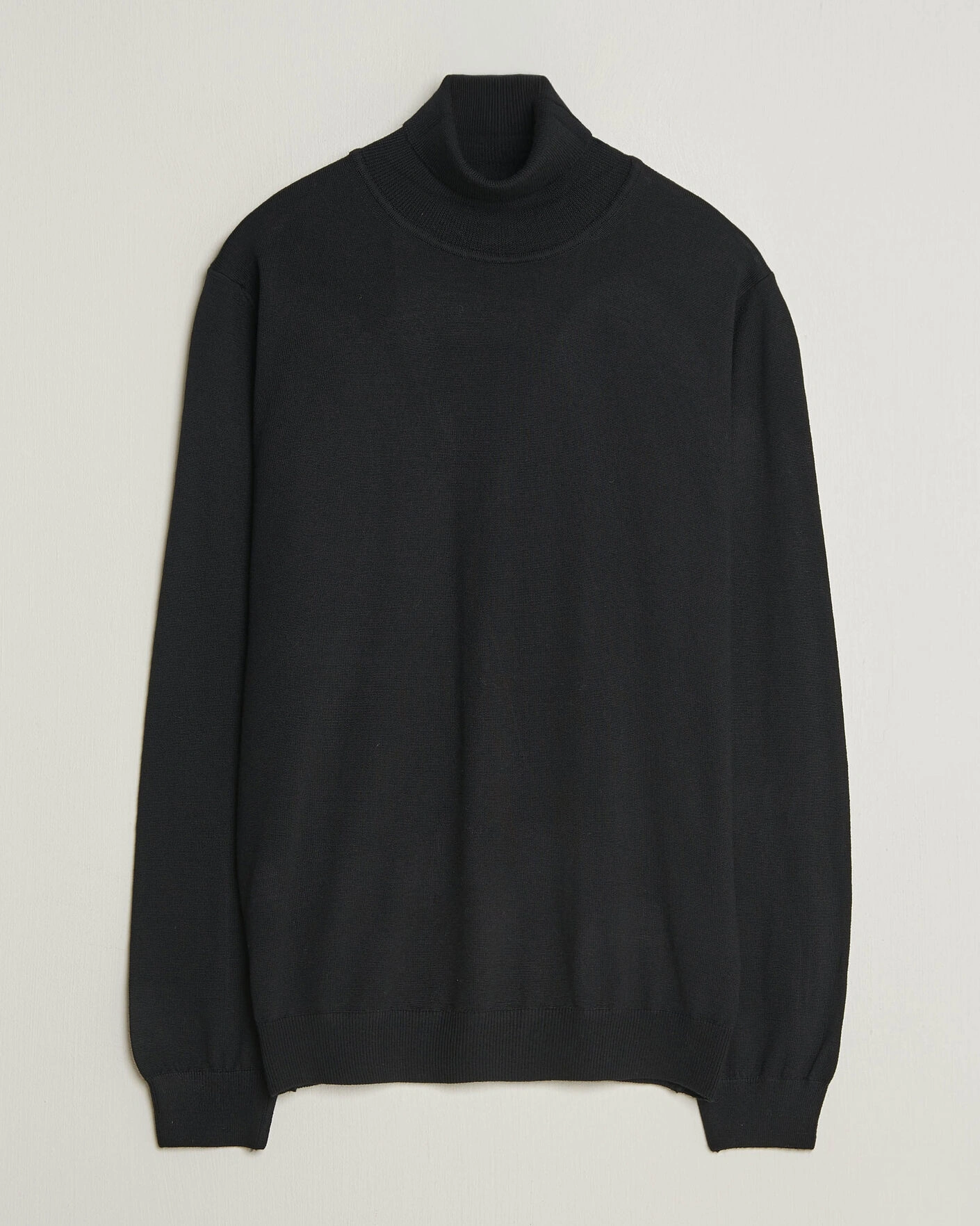 Herr | Tröjor | Filippa K | Merino Knitted Turtleneck Black
