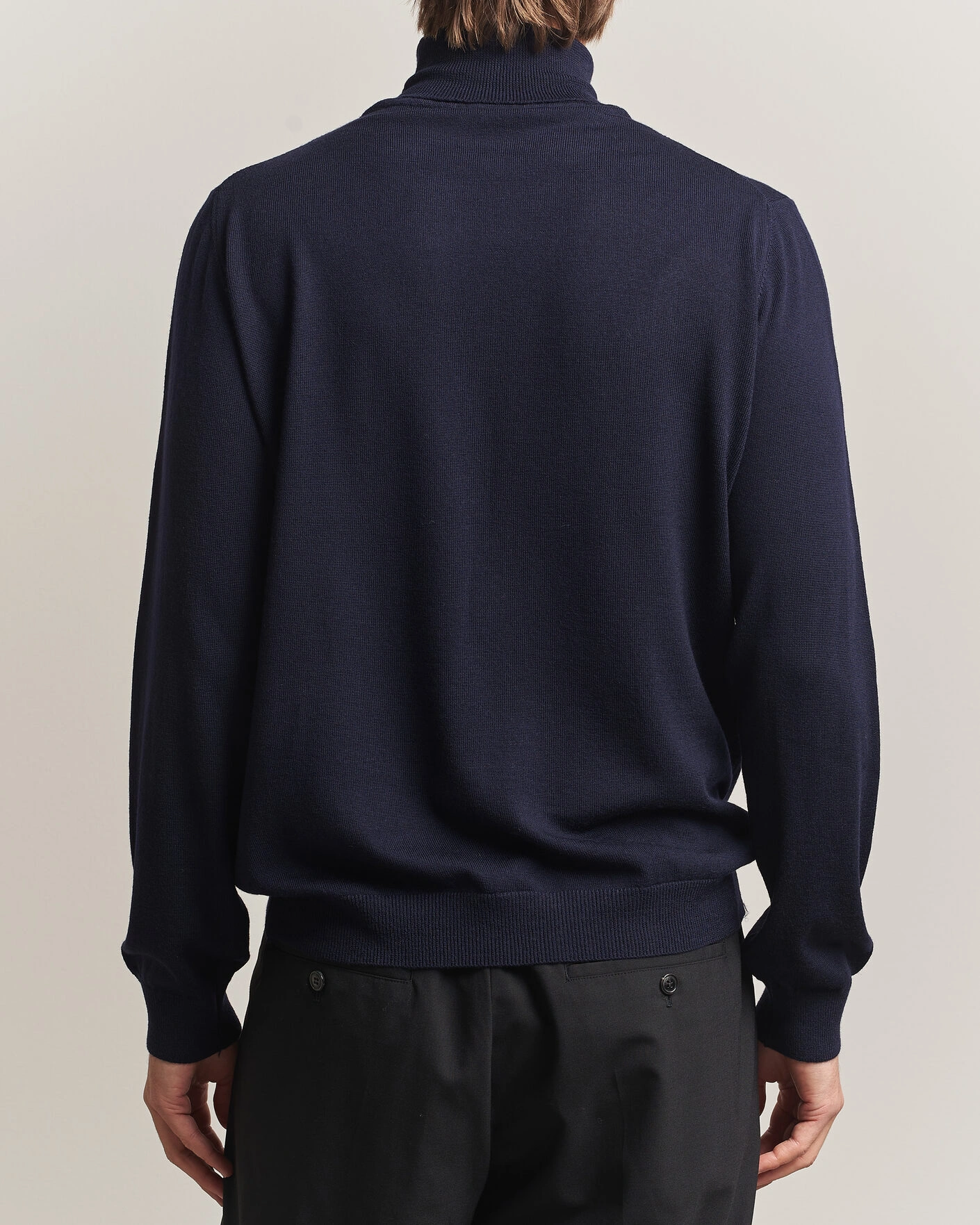 Herr | Tröjor | Filippa K | Merino Knitted Turtleneck Navy