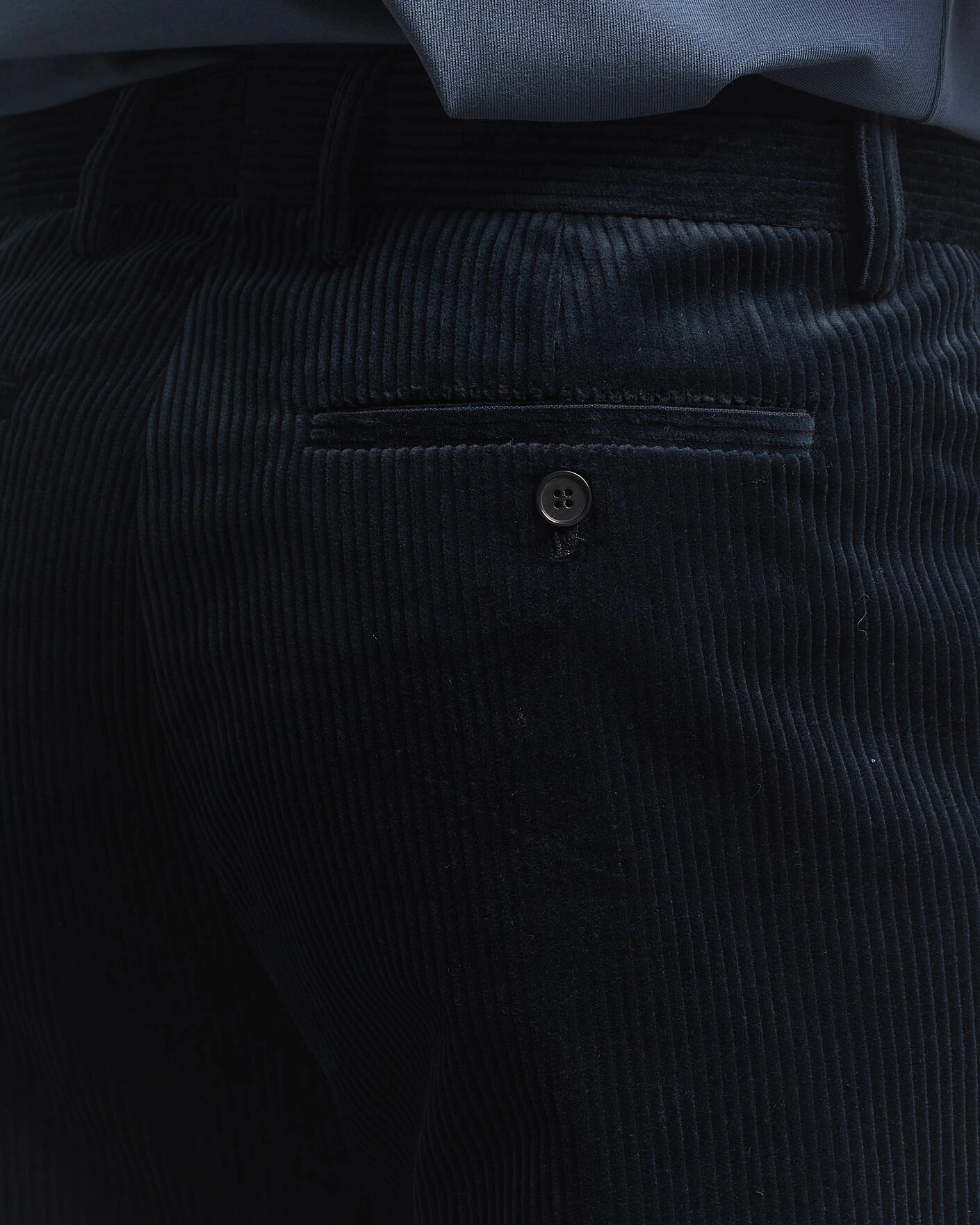 Herr | Byxor | Filippa K | Julian Corduroy Chino Trousers Dark Navy