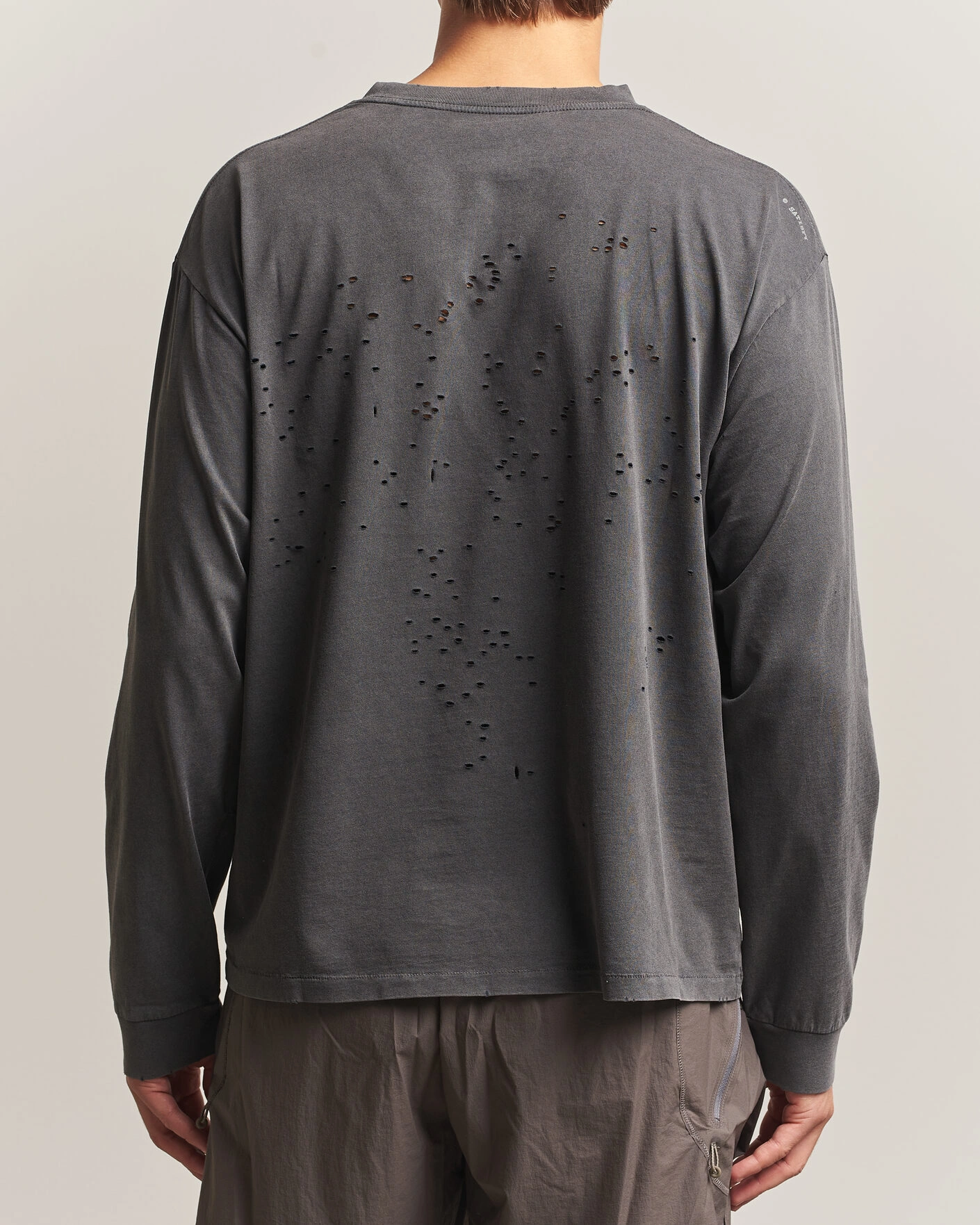Herr | T-Shirts | Satisfy | MothTech Long Sleeve T-Shirt Aged Black