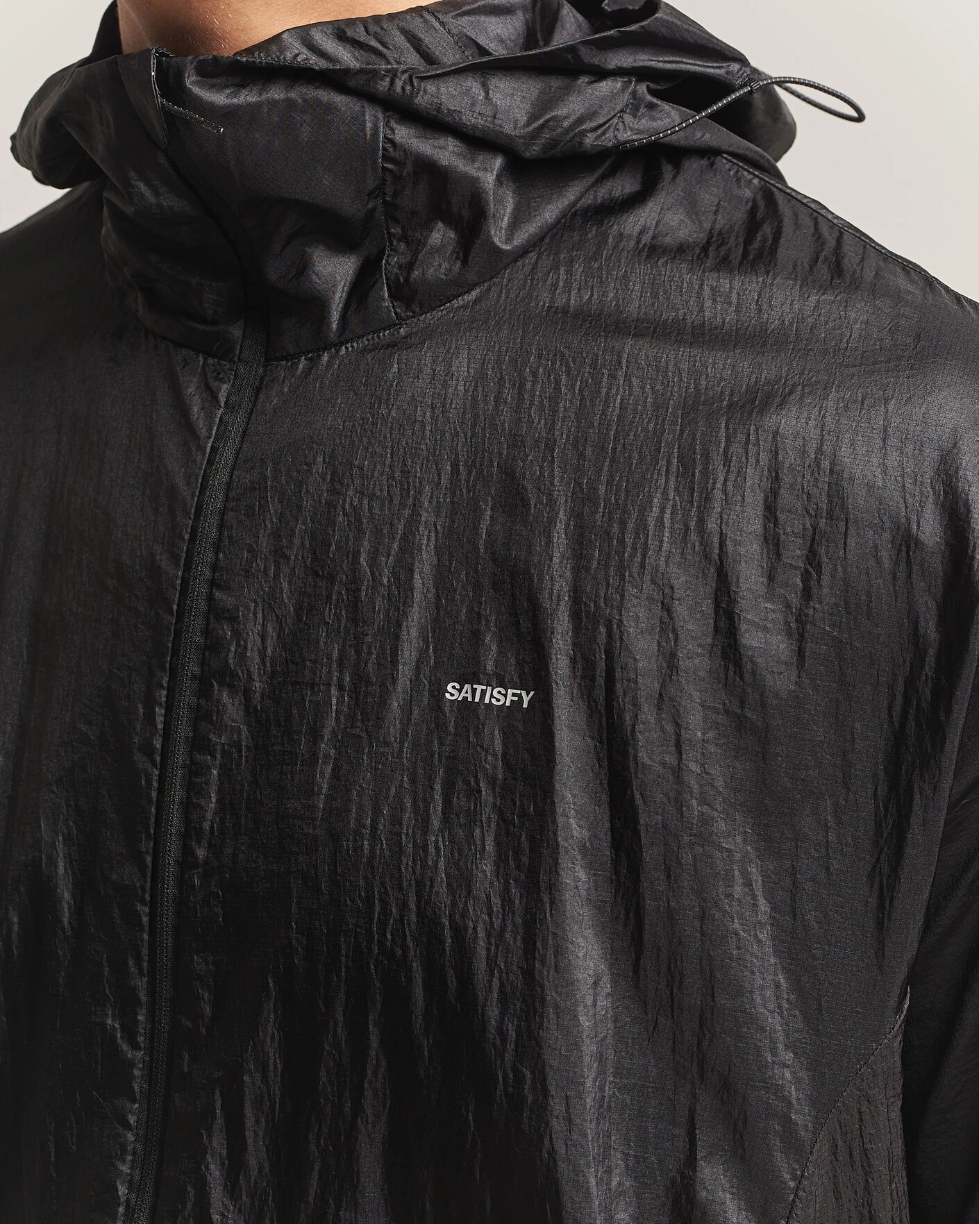 Herr | Jackor | Satisfy | Pertex Diamond Fuse Windbreaker Black