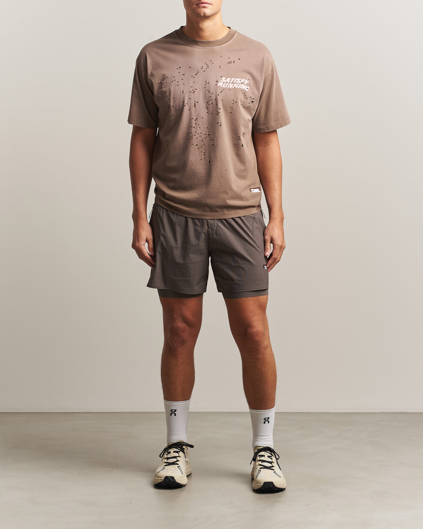Herr | Shorts | Satisfy | Rippy Cordura 5 Inch Shorts Subterranean