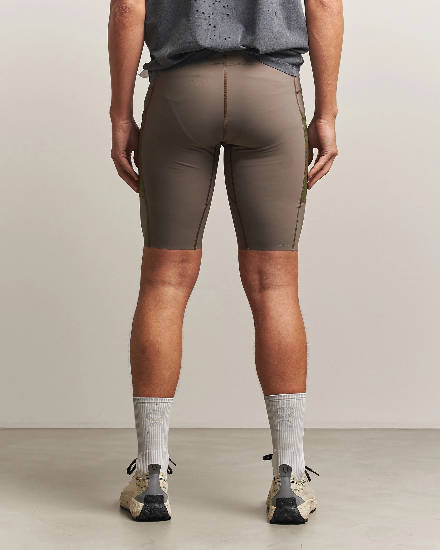 Herr | Shorts | Satisfy | TechSilk Evo 9 Inch Half Tights Dark Natural