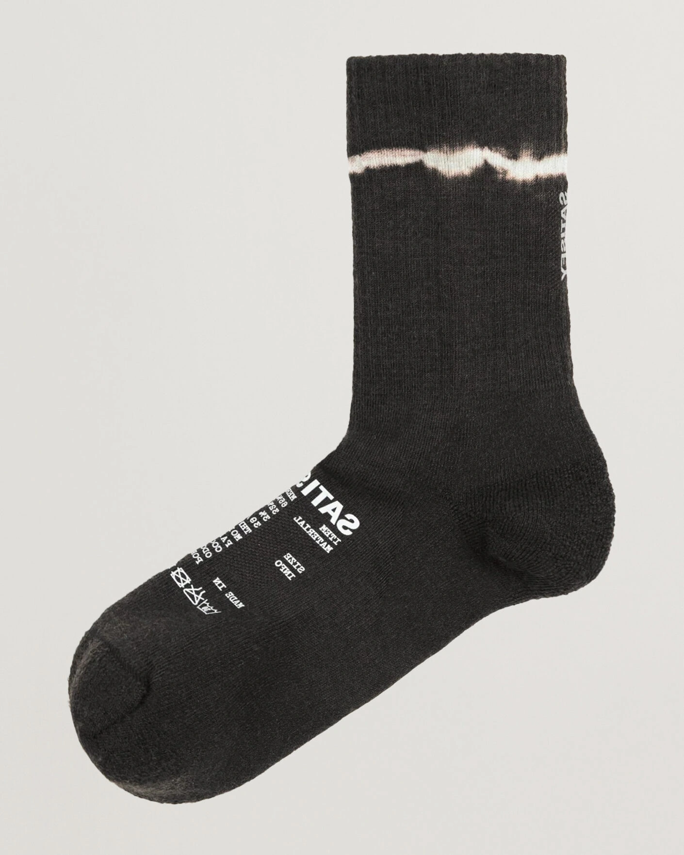Herr | Underkläder | Satisfy | Merino Nylon Tube Socks Black Tie Dye