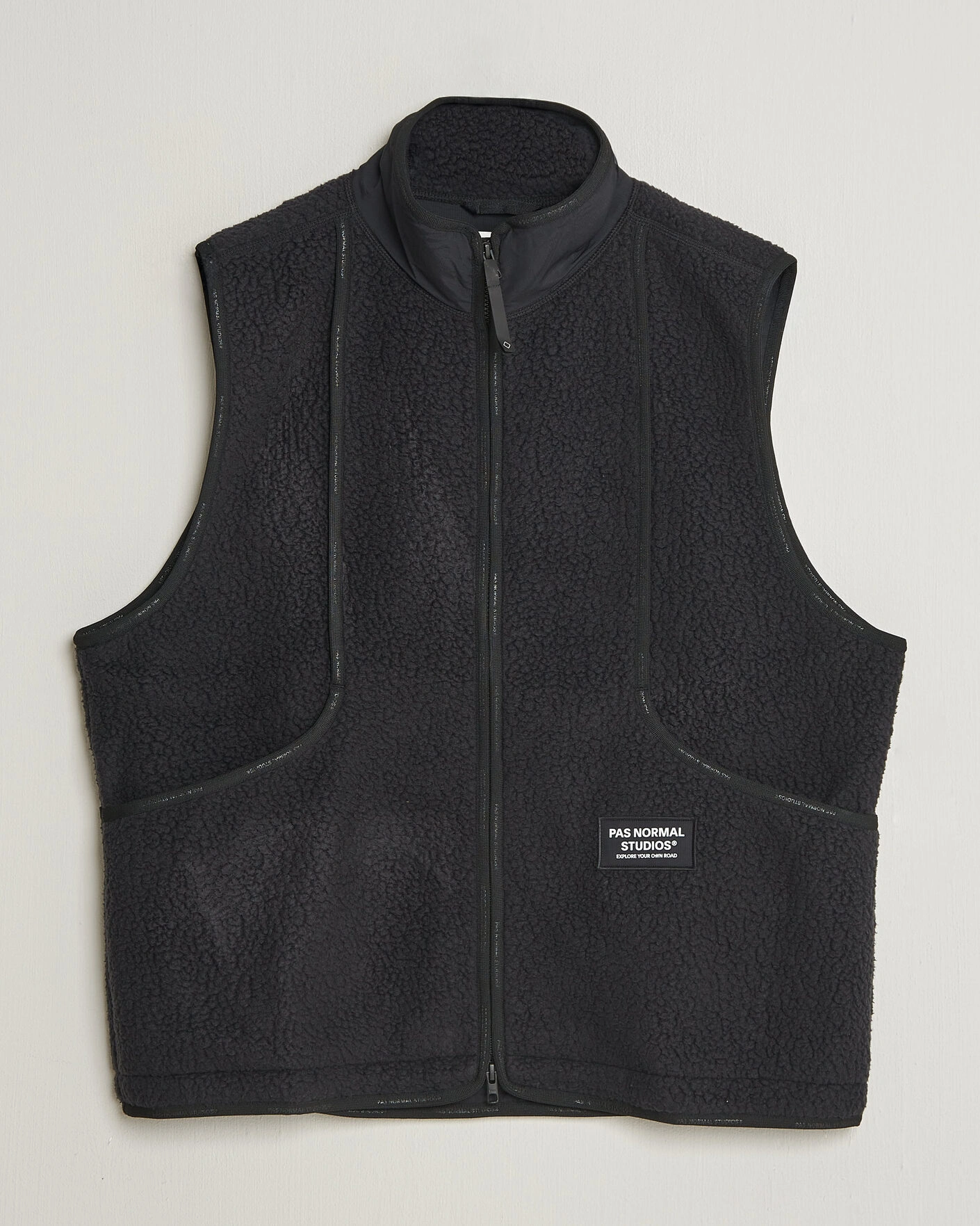 Herr | Tröjor | Pas Normal Studios | Off-Race Pile Fleece Black