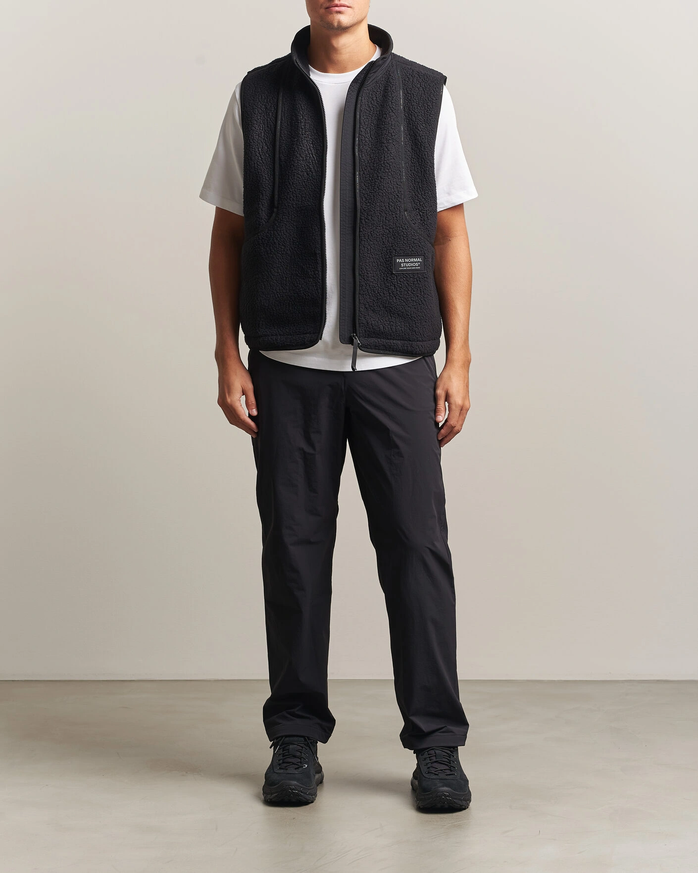 Herr | Tröjor | Pas Normal Studios | Off-Race Pile Fleece Black