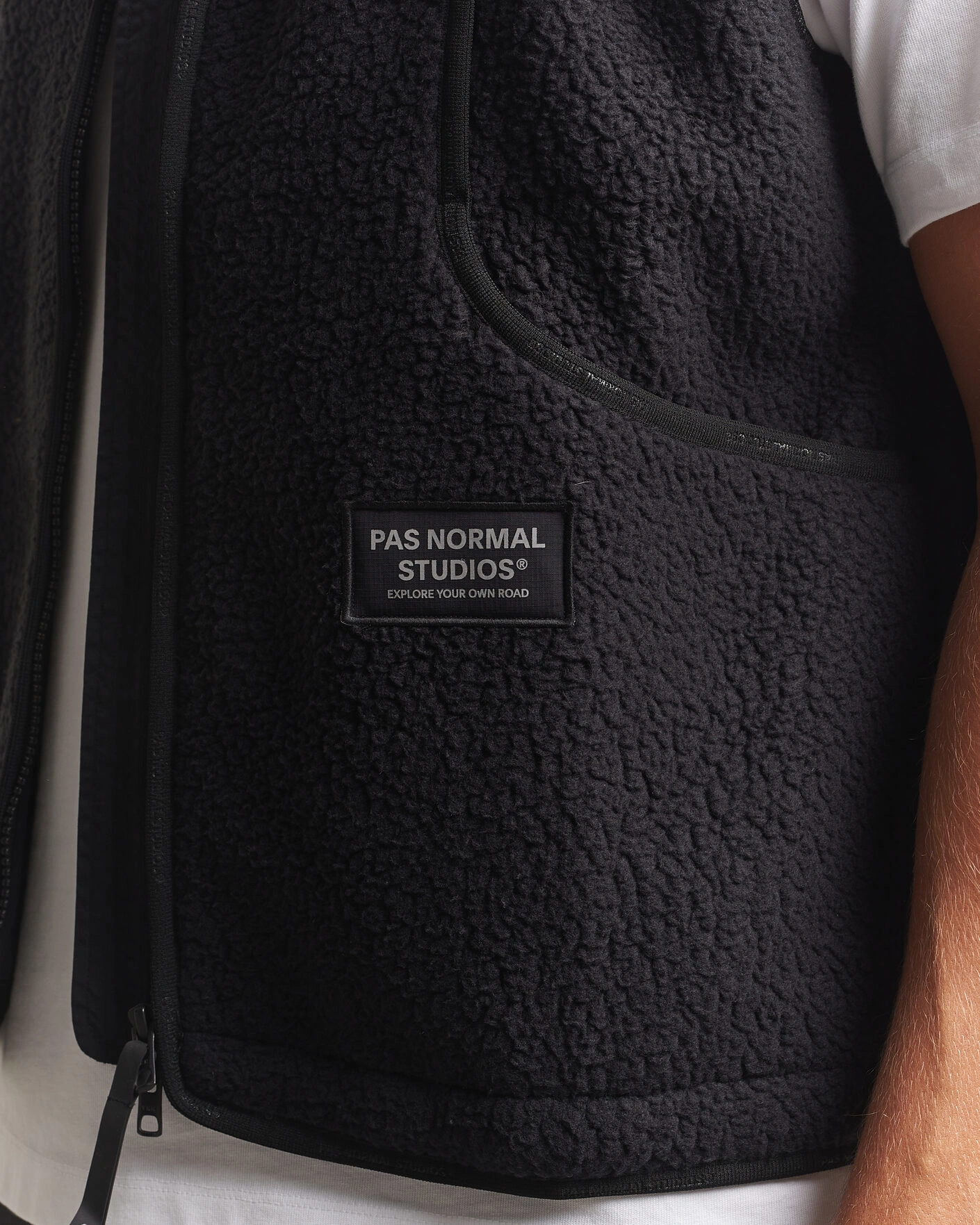 Herr | Tröjor | Pas Normal Studios | Off-Race Pile Fleece Black