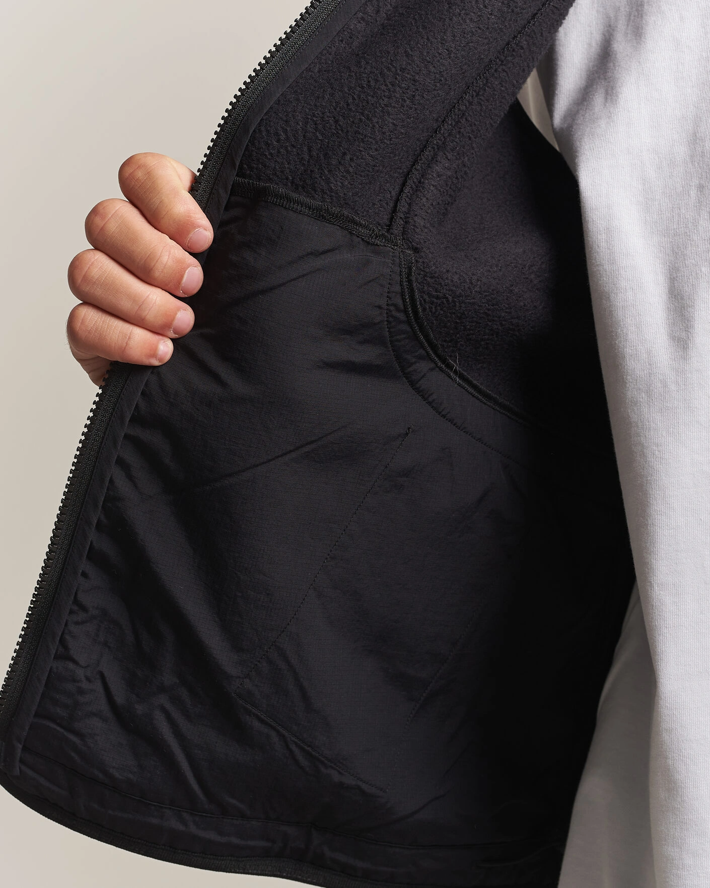 Herr | Tröjor | Pas Normal Studios | Off-Race Pile Fleece Black