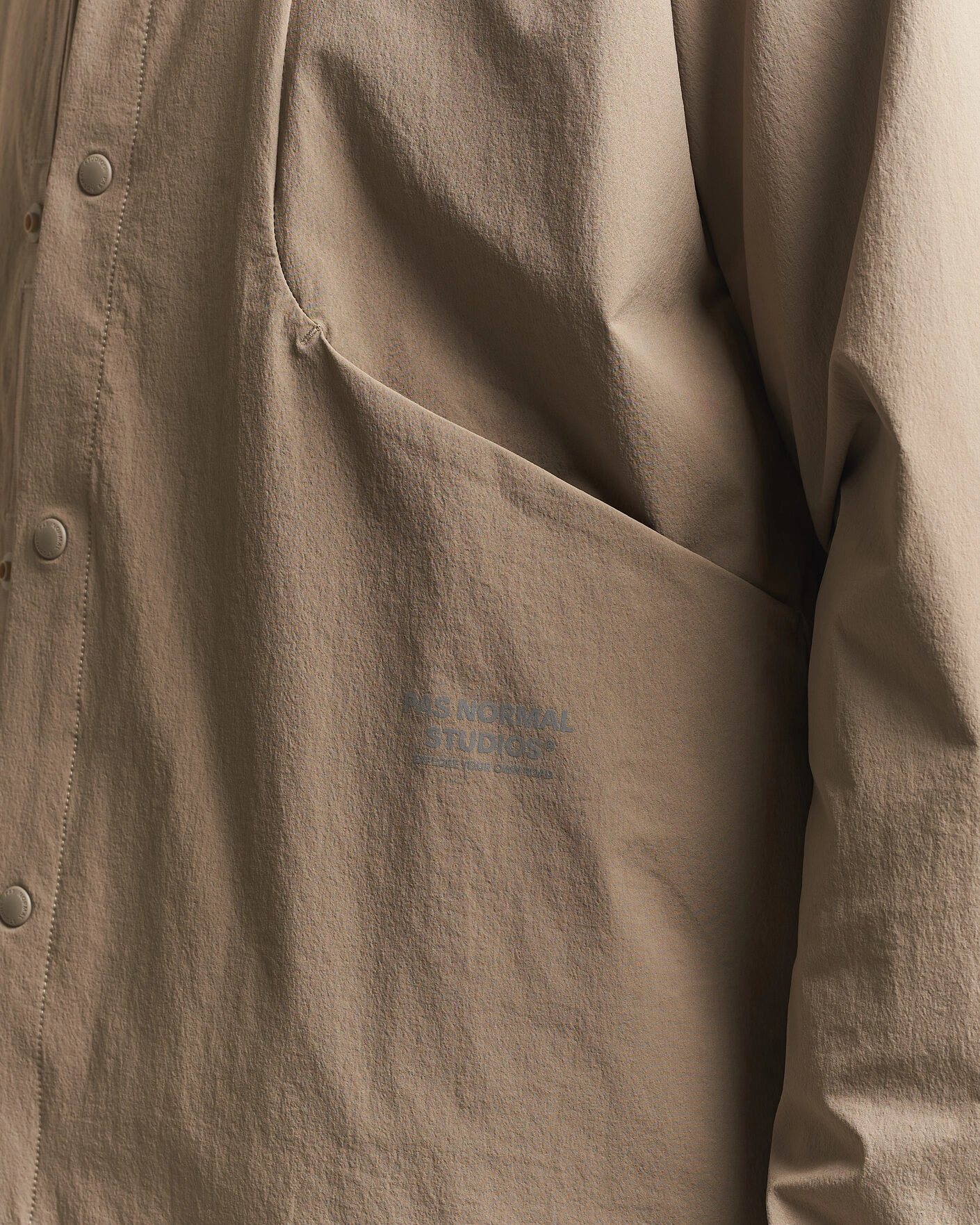 Herr | Skjortor | Pas Normal Studios | Off-Race Tech Shirt Dusty Earth