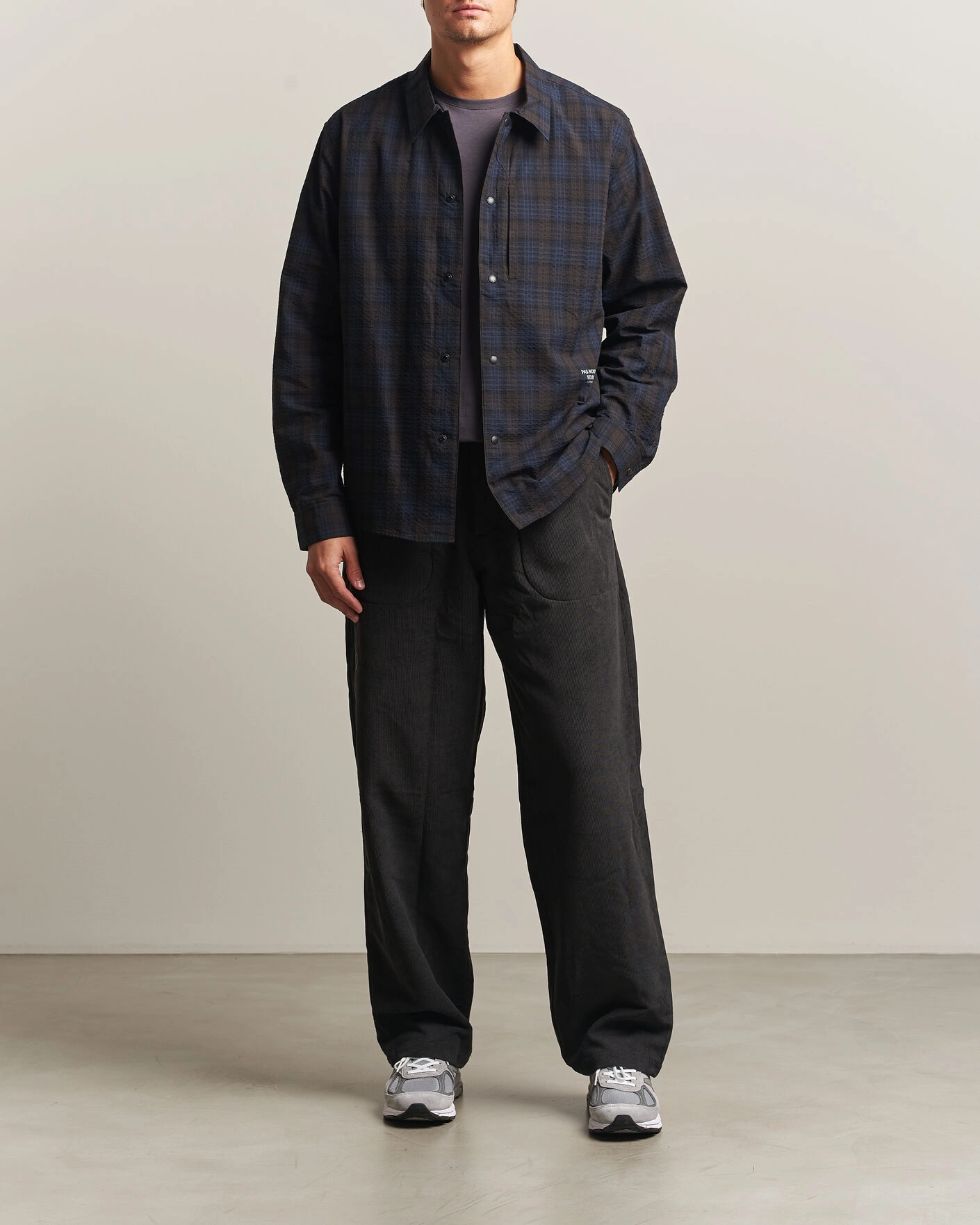 Herr | Byxor | Pas Normal Studios | Off-Race Tech Corduroy Pants Black