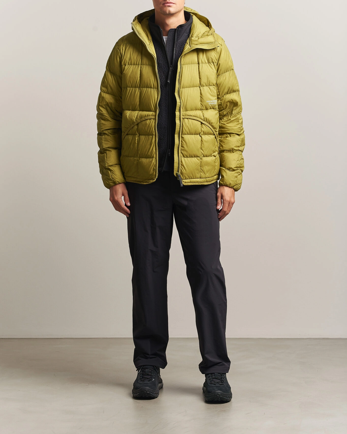 Herr | Jackor | Pas Normal Studios | Off-Race Down Liner Jacket Dark Lime