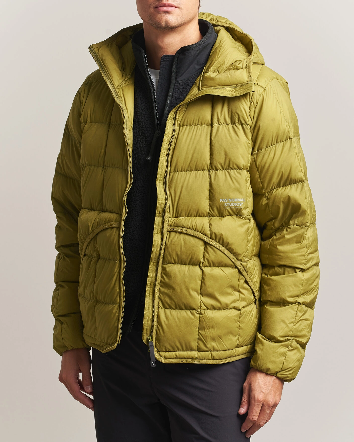 Herr | Jackor | Pas Normal Studios | Off-Race Down Liner Jacket Dark Lime