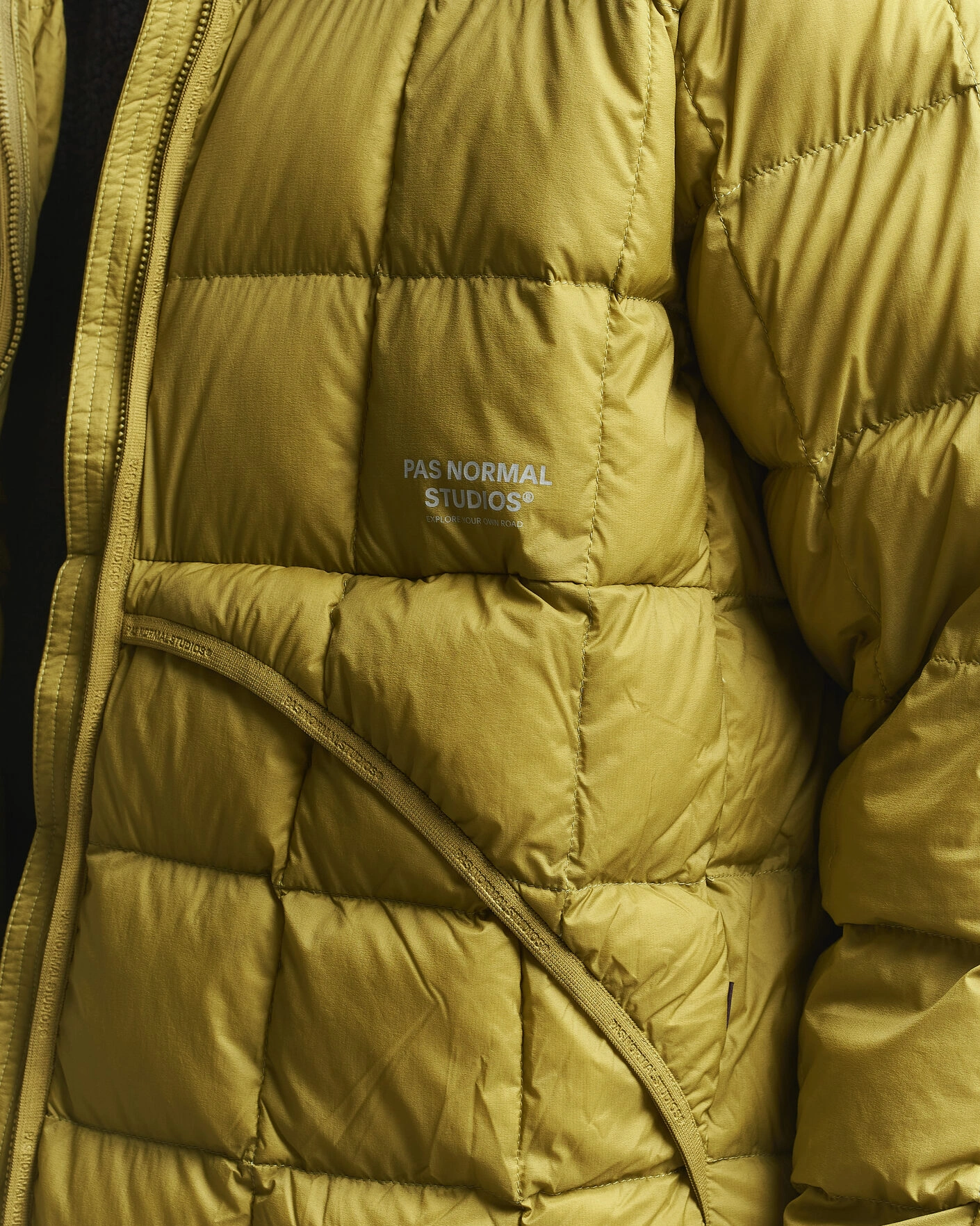 Herr | Jackor | Pas Normal Studios | Off-Race Down Liner Jacket Dark Lime