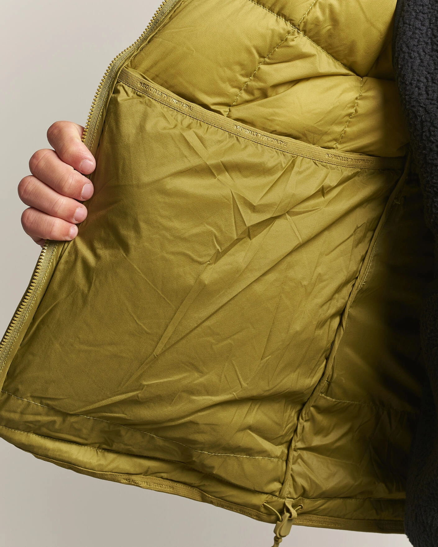 Herr | Jackor | Pas Normal Studios | Off-Race Down Liner Jacket Dark Lime
