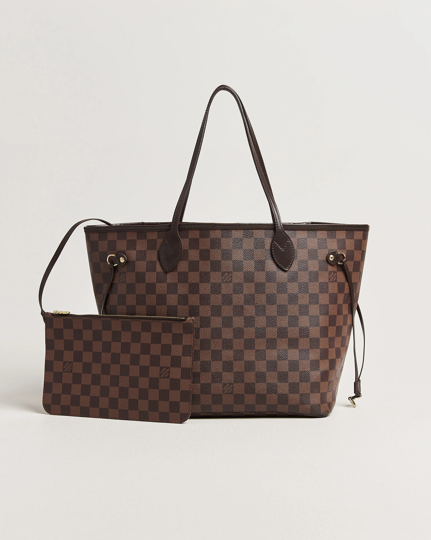 Herr | Pre-Owned & Vintage Bags | Louis Vuitton Pre-Owned | Neverfull MM Damier Ebene