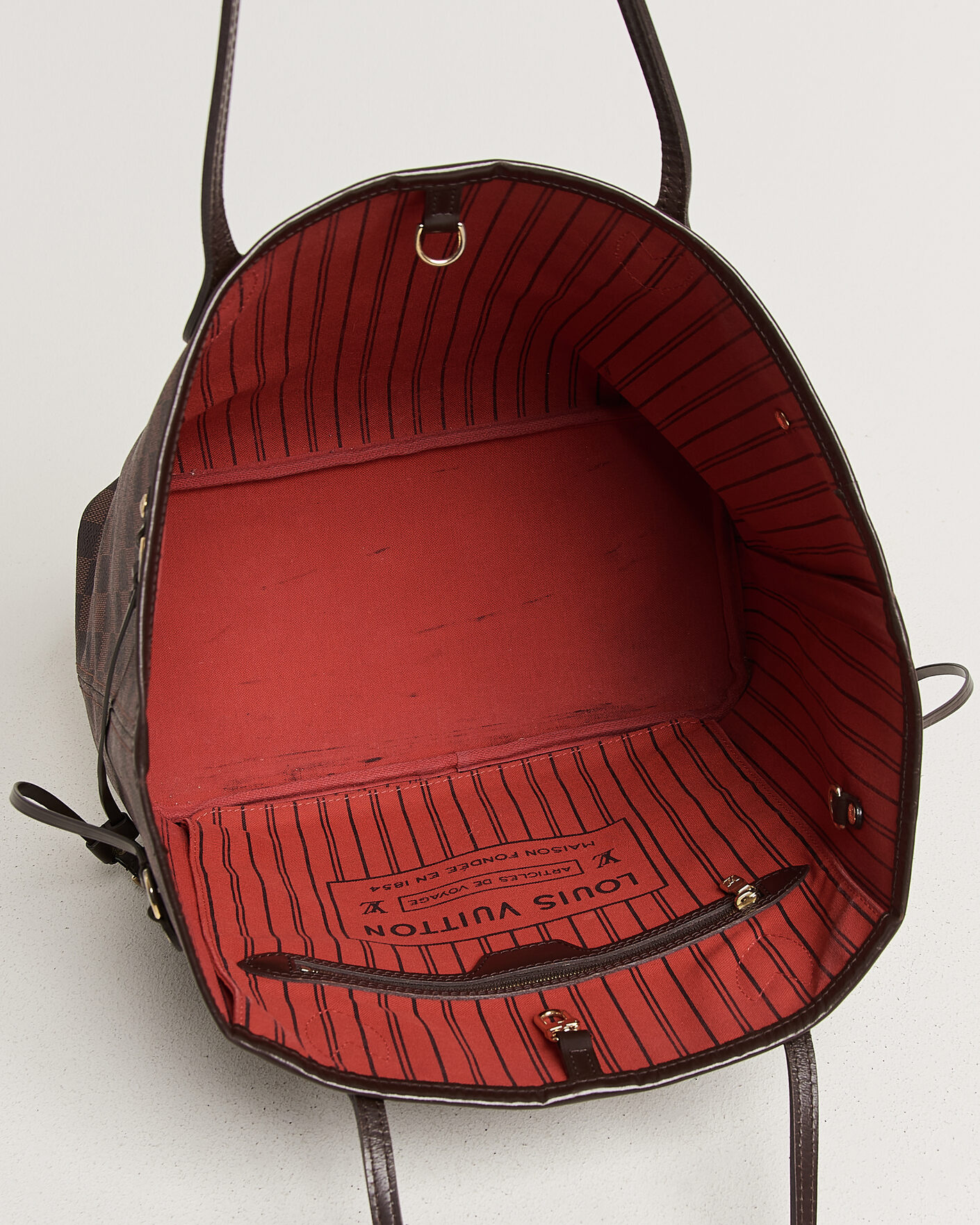 Herr | Pre-Owned & Vintage Bags | Louis Vuitton Pre-Owned | Neverfull MM Damier Ebene