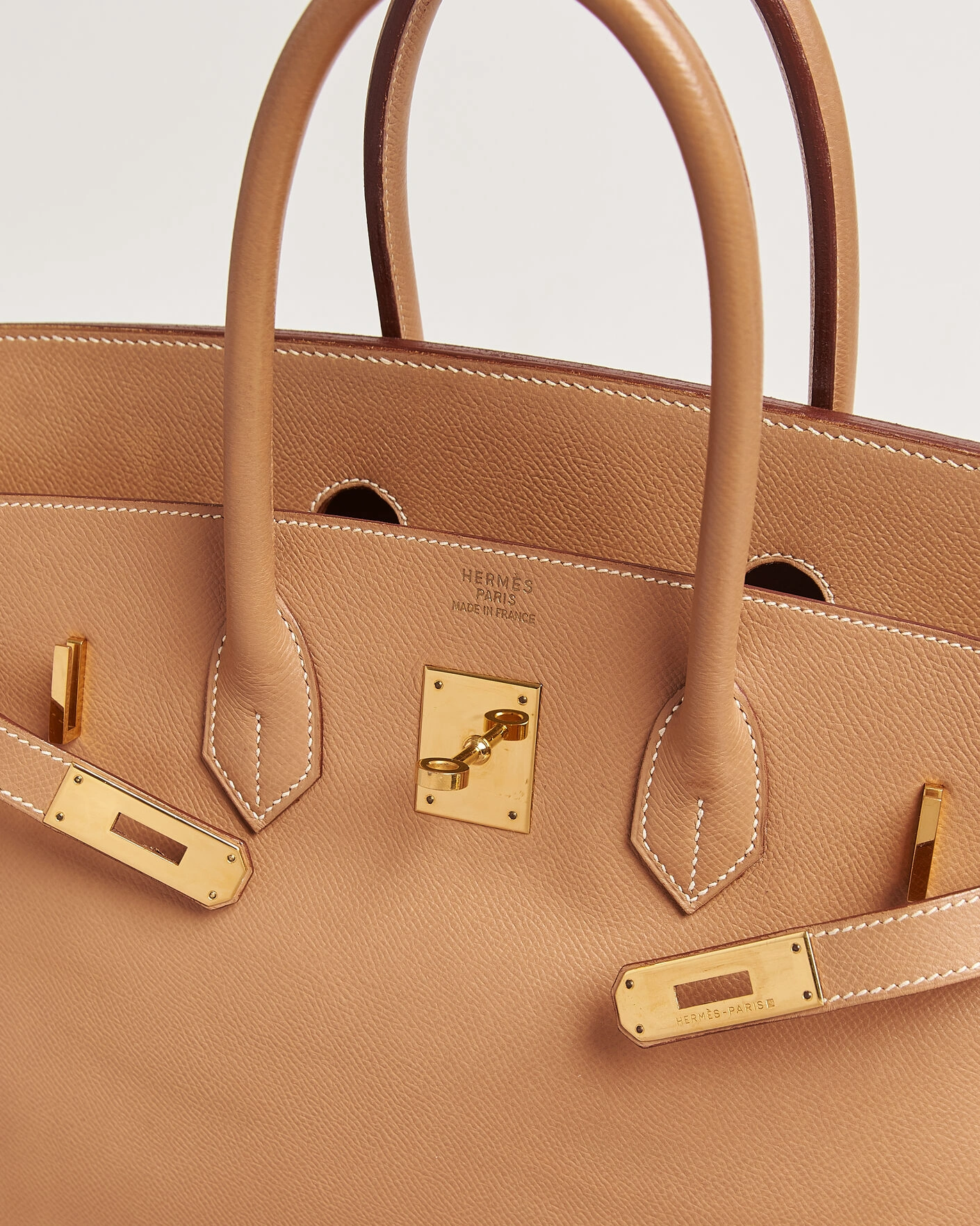 Herr | Pre-Owned & Vintage Bags | Hermès Pre-Owned | Birkin 35 Courchevel Gold
