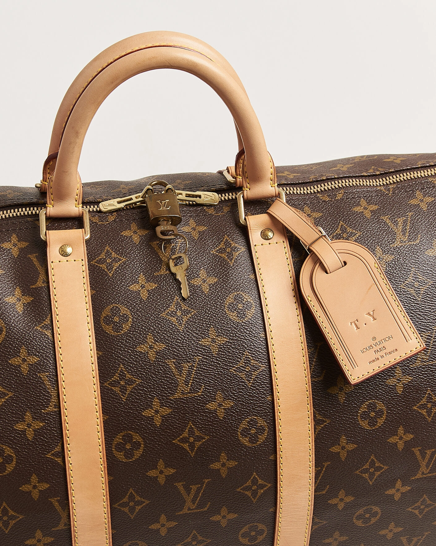 Herr | Pre-Owned & Vintage Bags | Louis Vuitton Pre-Owned | Keepall Bandouliére 55 Monogram