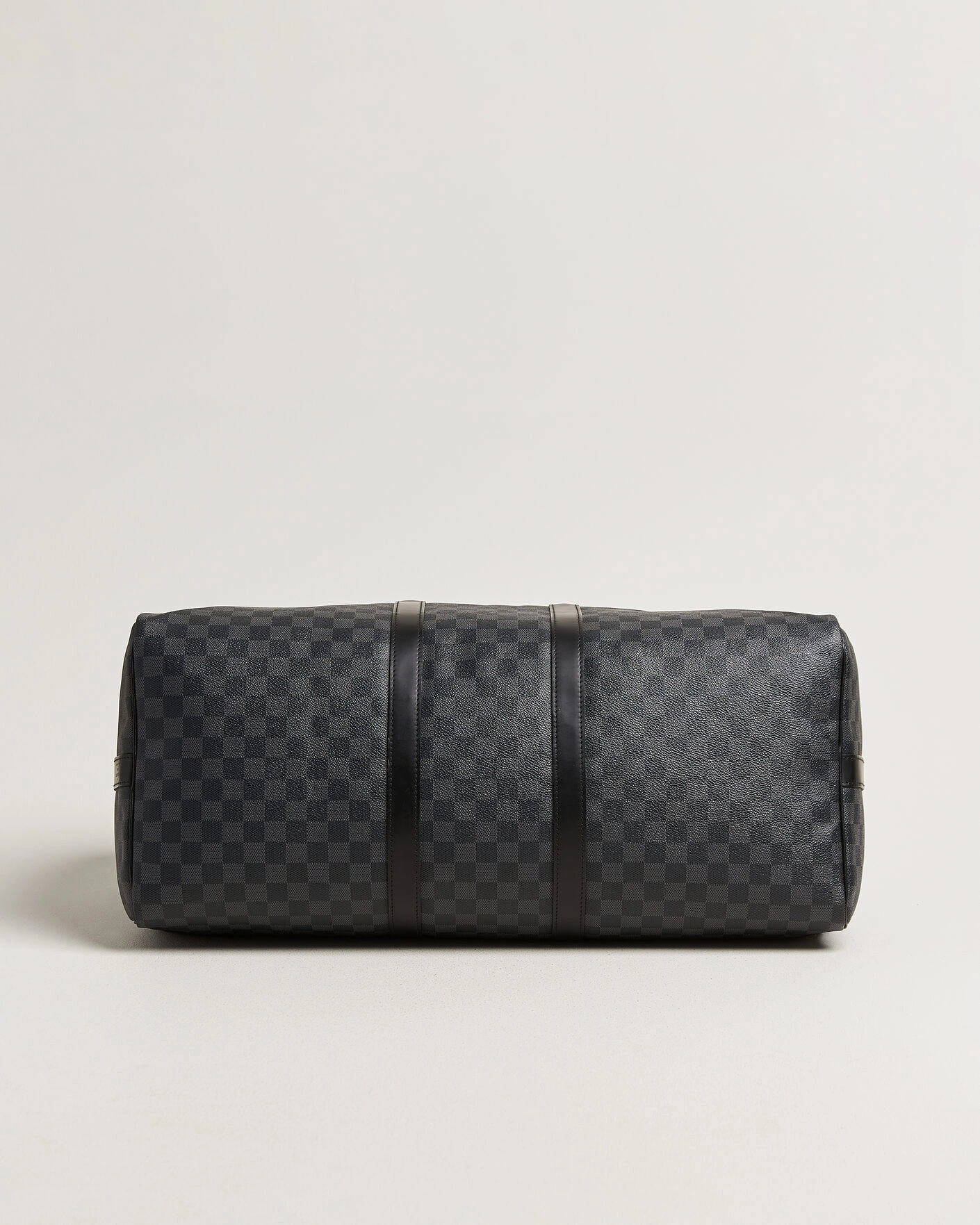 Herr | Pre-Owned & Vintage Bags | Louis Vuitton Pre-Owned | Keepall Bandouliére 55 Damier Graphite