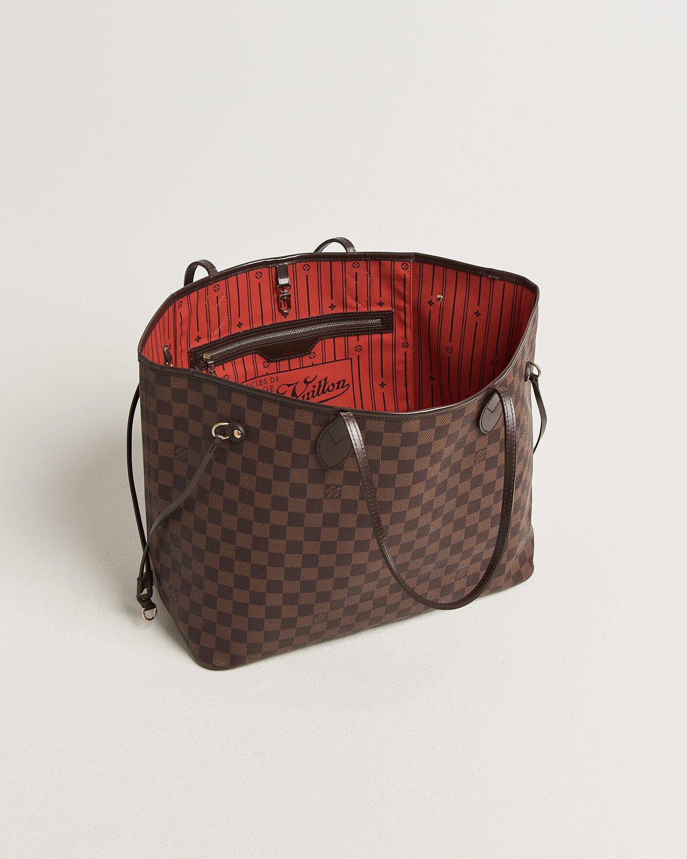 Herr | Pre-Owned & Vintage Bags | Louis Vuitton Pre-Owned | Neverfull GM Damier Ebene