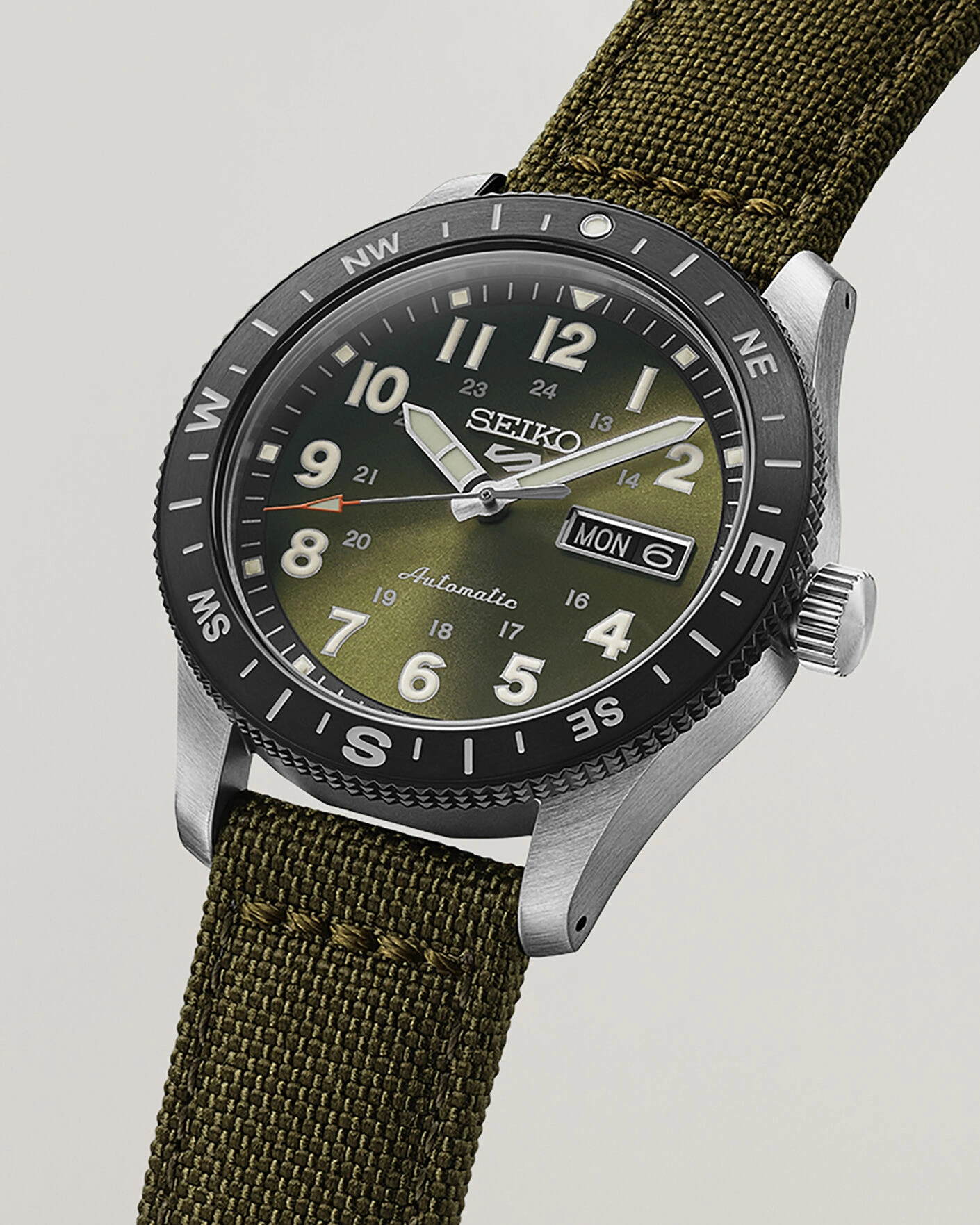 Herr | Seiko 5 Sports Automatic Field Watch 41mm Green Dial | Seiko | 5 Sports Automatic Field Watch 41mm Green Dial