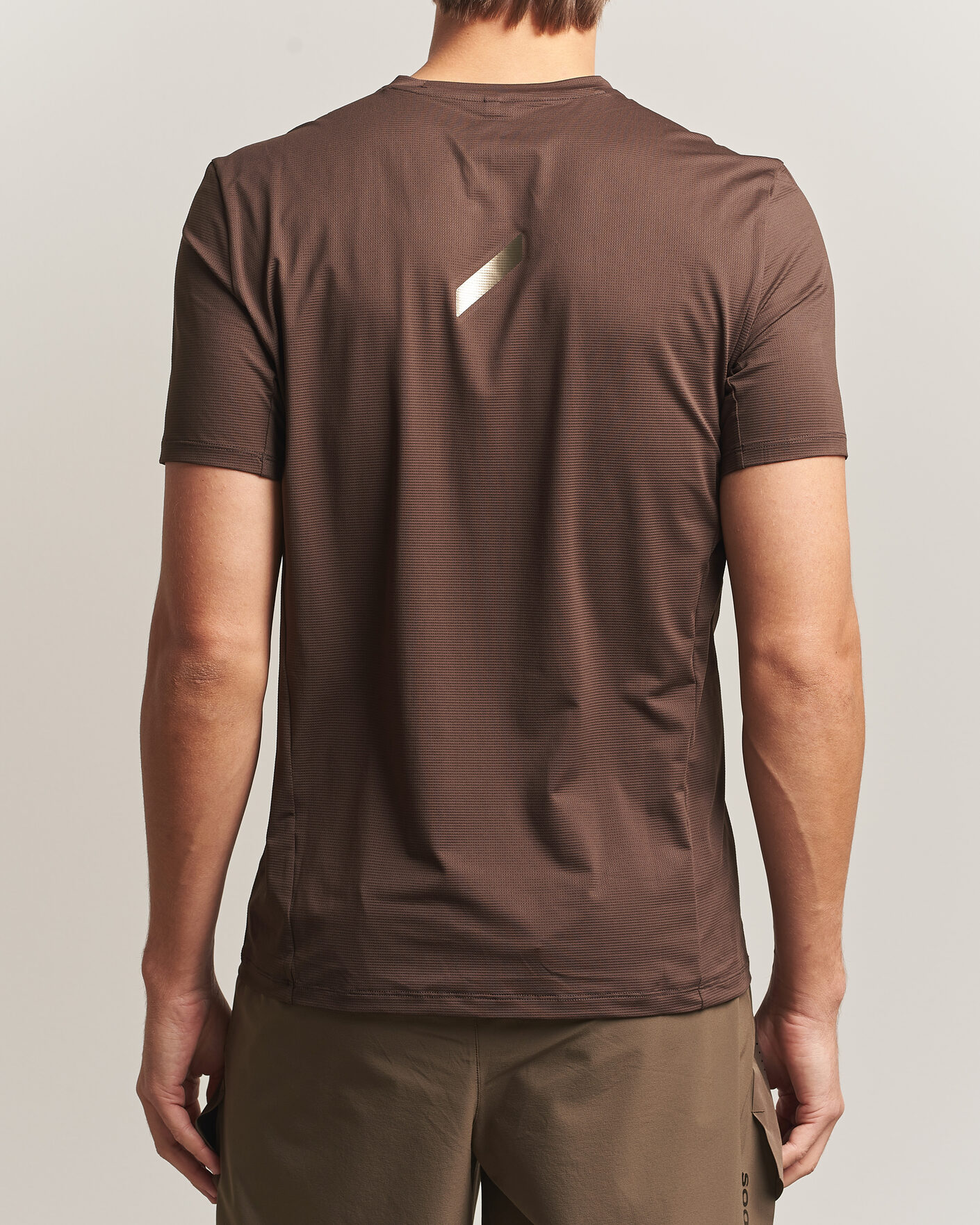 Herr | T-Shirts | SOAR Running | Eco Tech T-Shirt Brown