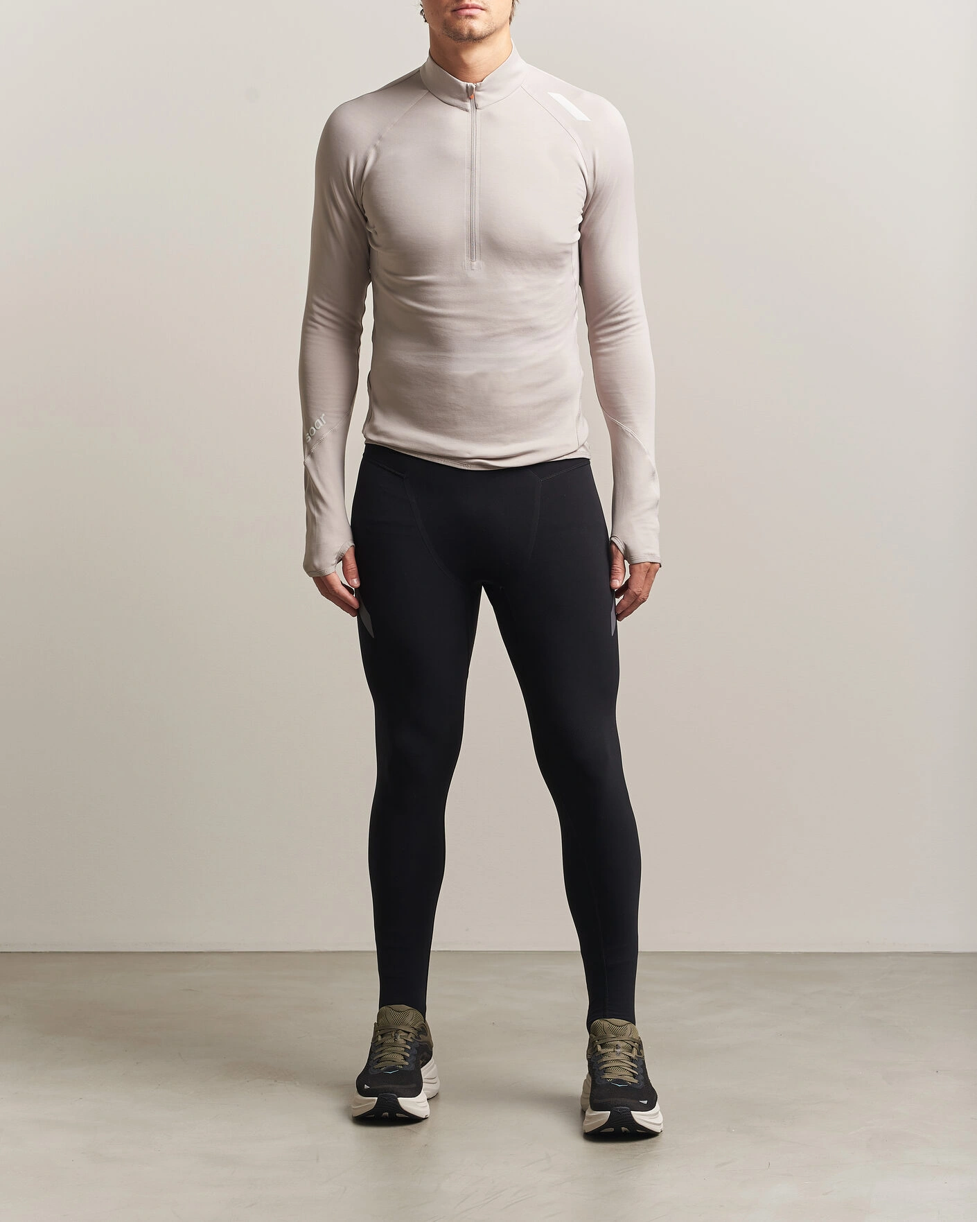 Herr | Tröjor | SOAR Running | Wool Tech Top Opal Grey
