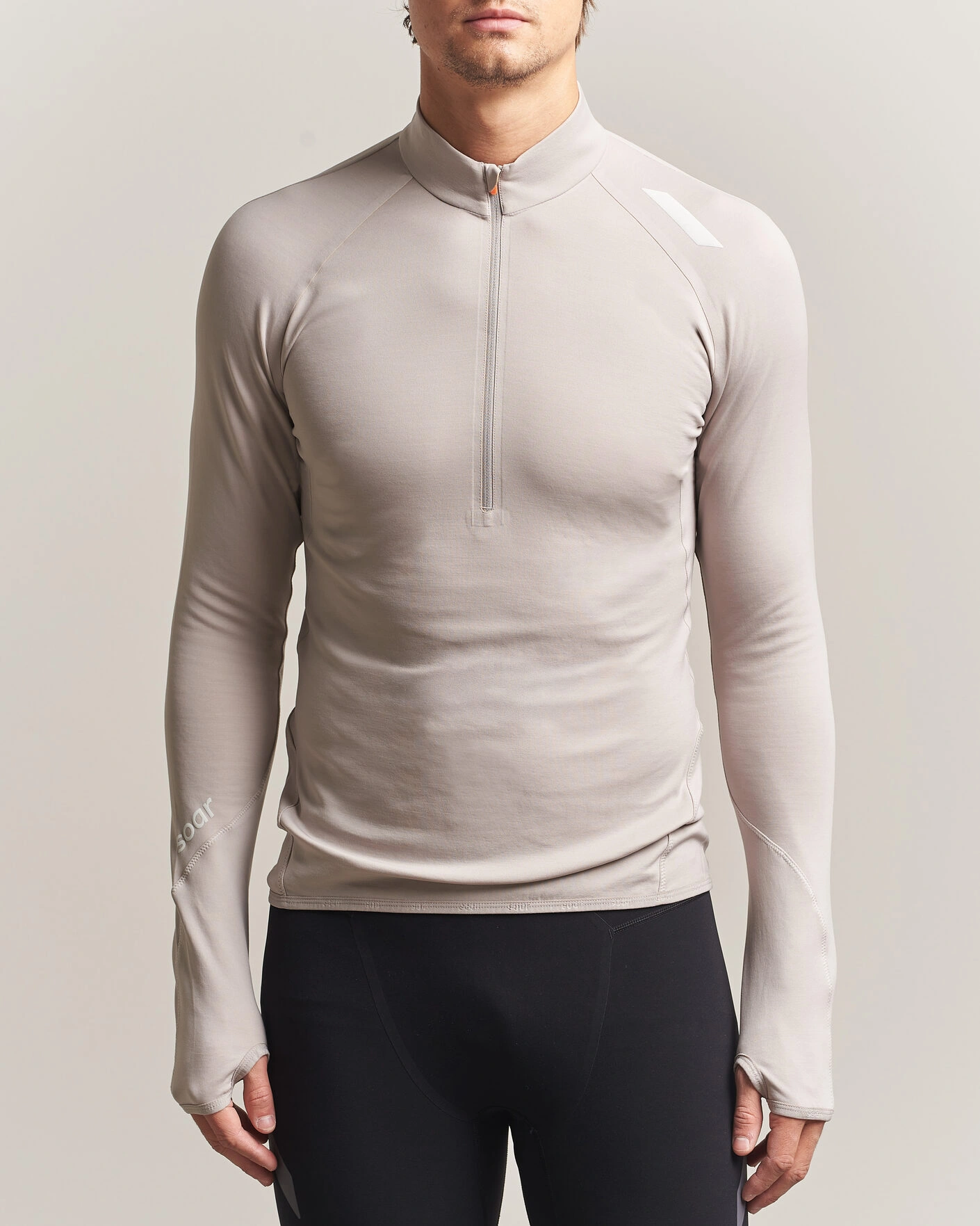 Herr | Tröjor | SOAR Running | Wool Tech Top Opal Grey