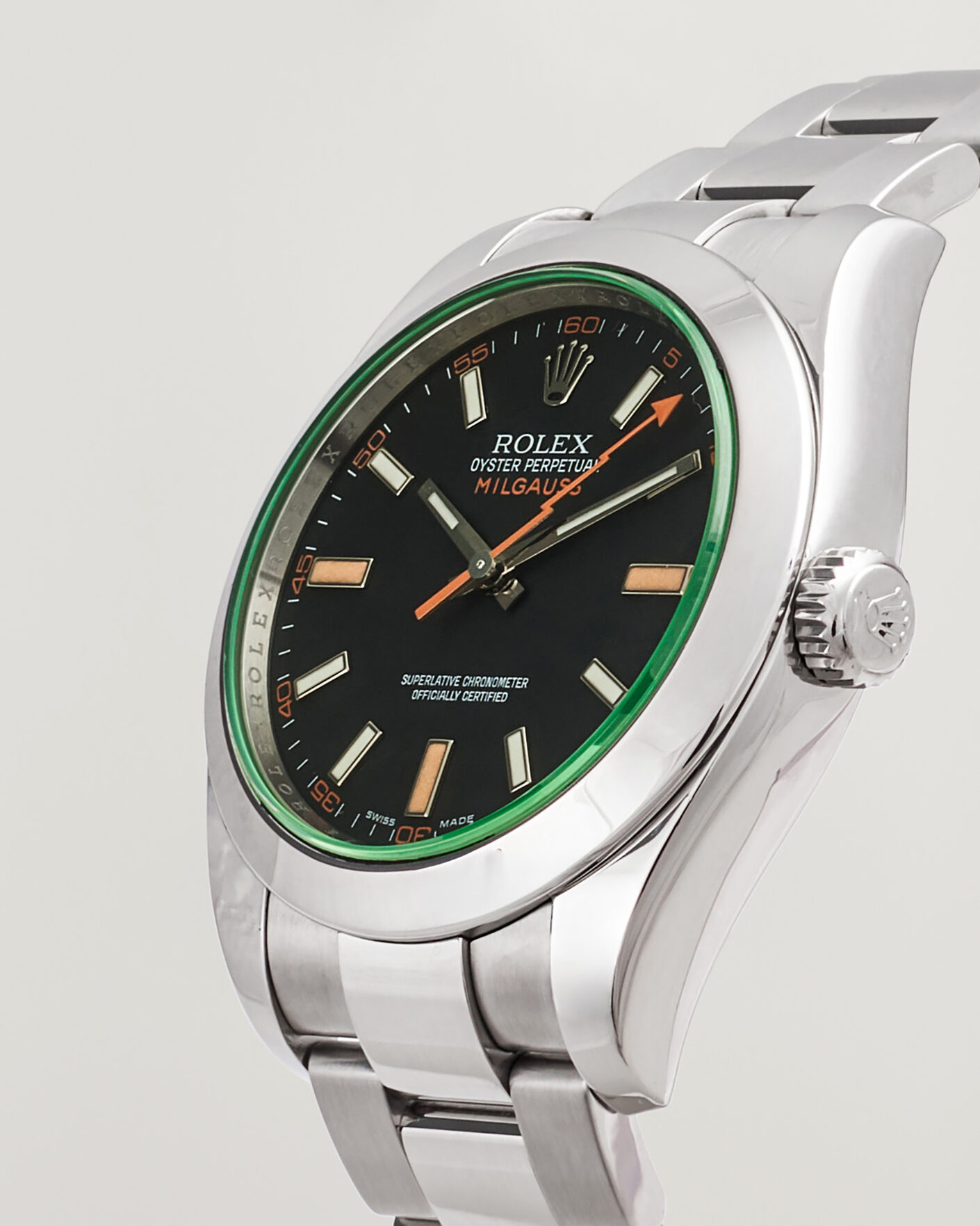 Herr | Pre-Owned & Vintage Watches | Rolex Pre-Owned | Milgauss Green