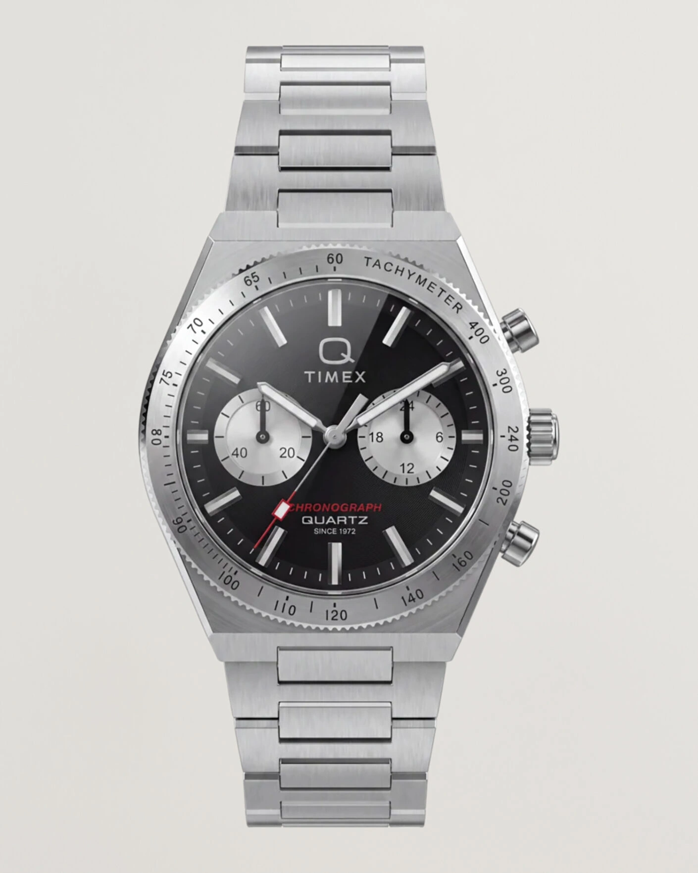 Herr | Timex Q Continental Chronograph 36mm Black Dial | Timex | Q Continental Chronograph 36mm Black Dial