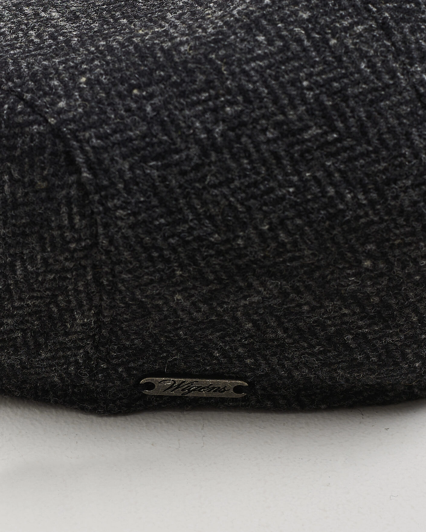 Herr | Hattar & kepsar | Wigéns | Ivy Slim Herringbone Cap Dark Grey