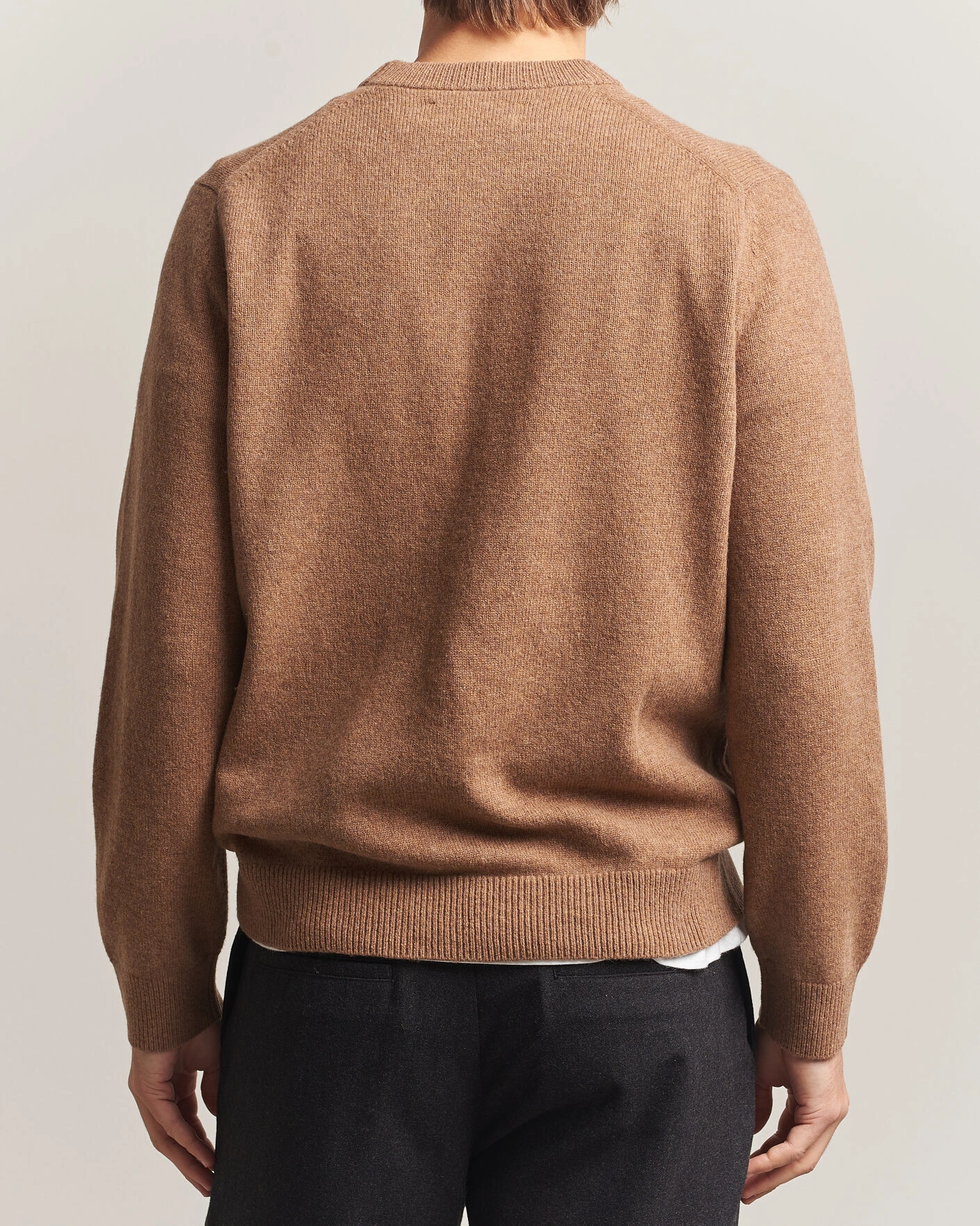Herr | Tröjor | Samsøe Samsøe | Isak Knitted Crew Neck Lead Gray