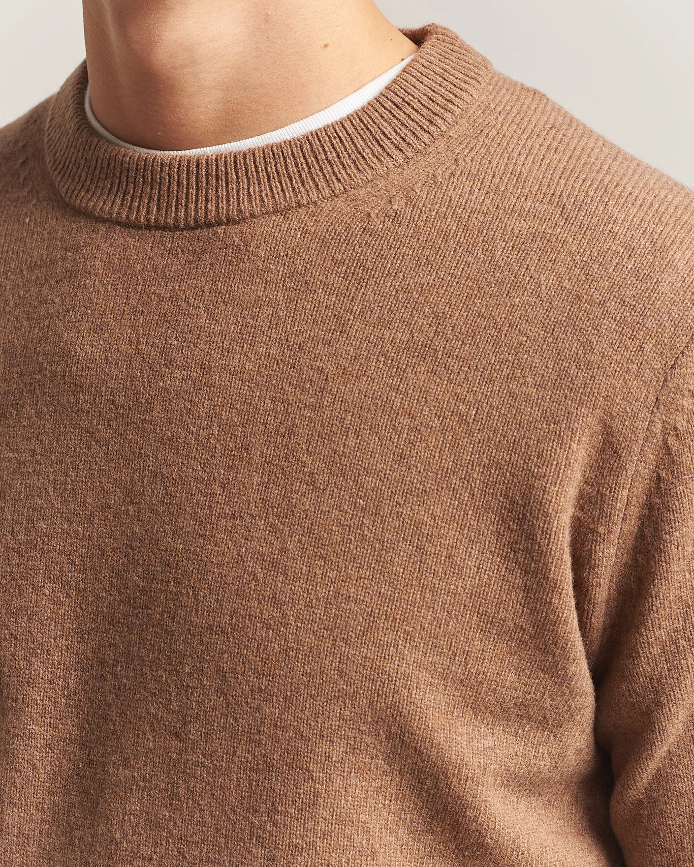 Herr | Tröjor | Samsøe Samsøe | Isak Knitted Crew Neck Lead Gray