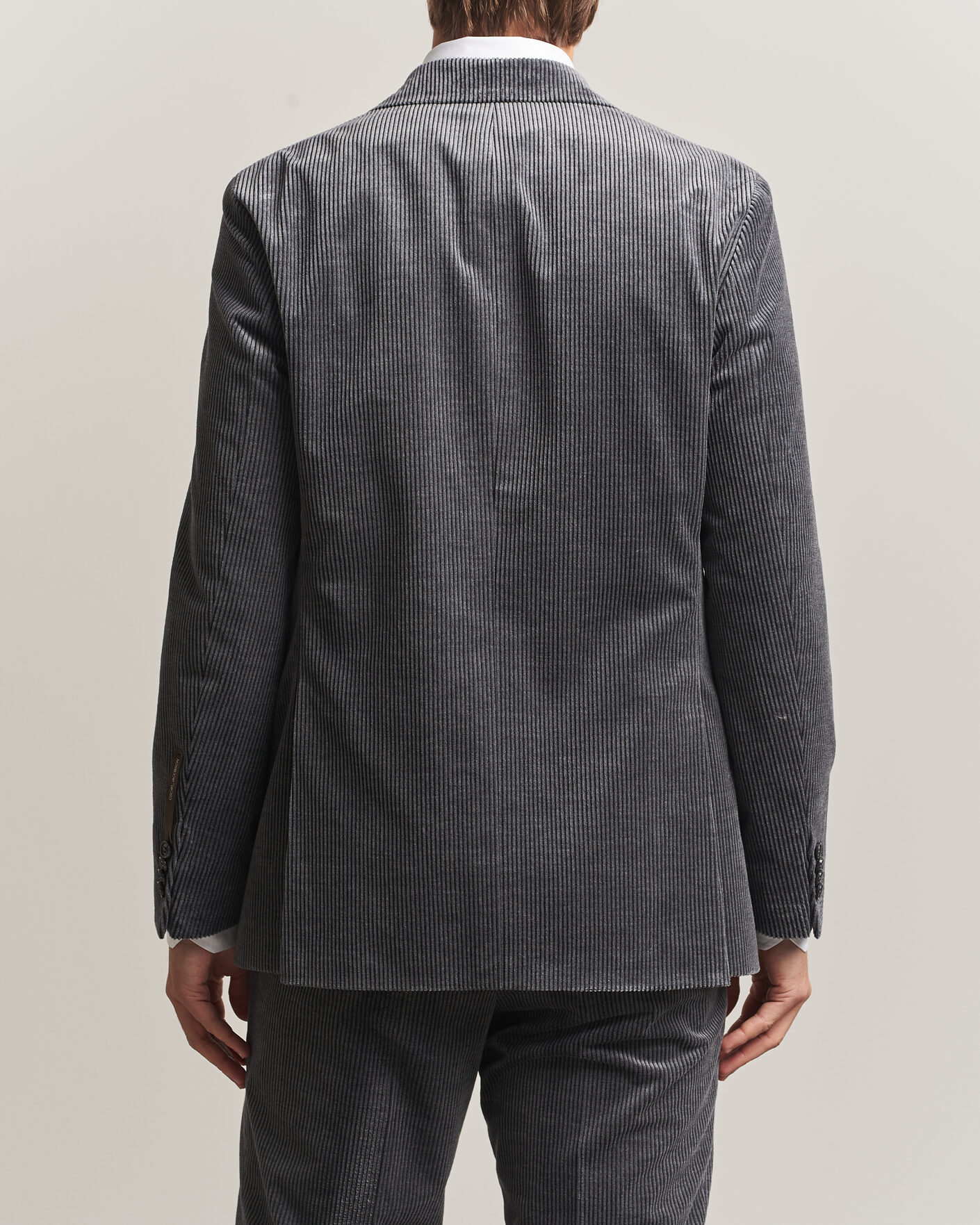 Herr | Kavajer | Oscar Jacobson | Farris Corduroy Blazer Grey