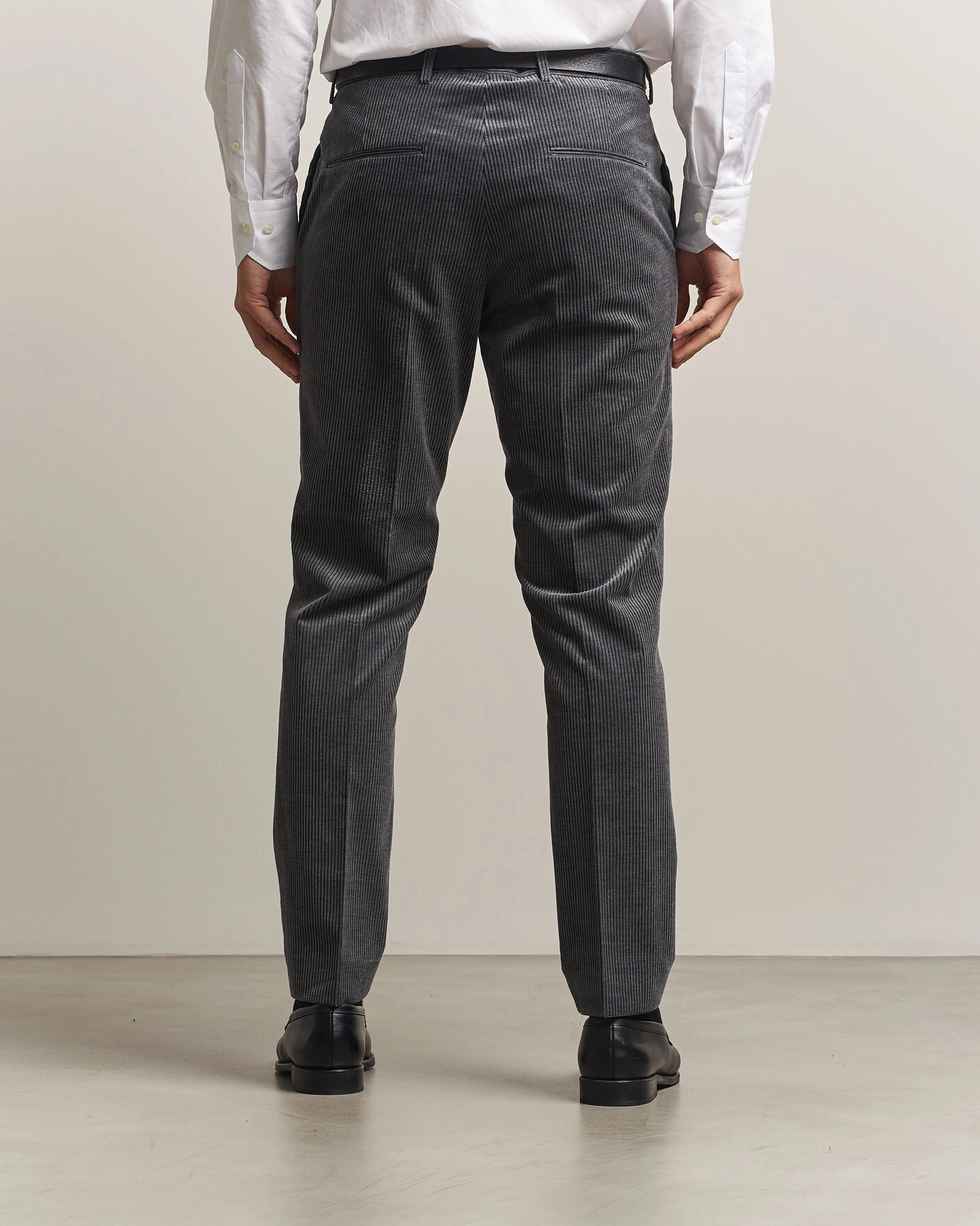 Herr | Byxor | Oscar Jacobson | Dandy Corduroy Trousers Grey