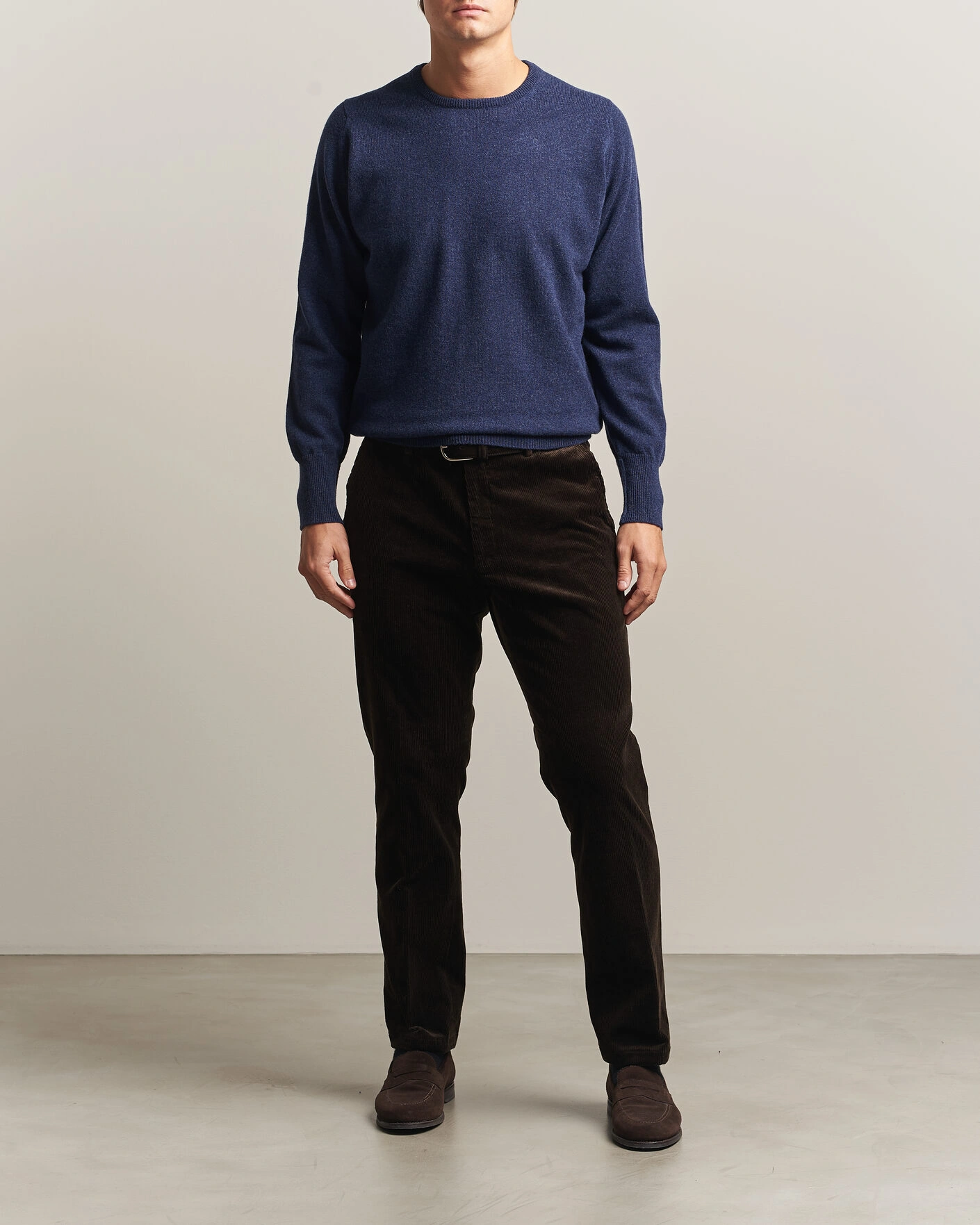 Herr | Tröjor | William Lockie | Rob Lambswool Crewneck Astra