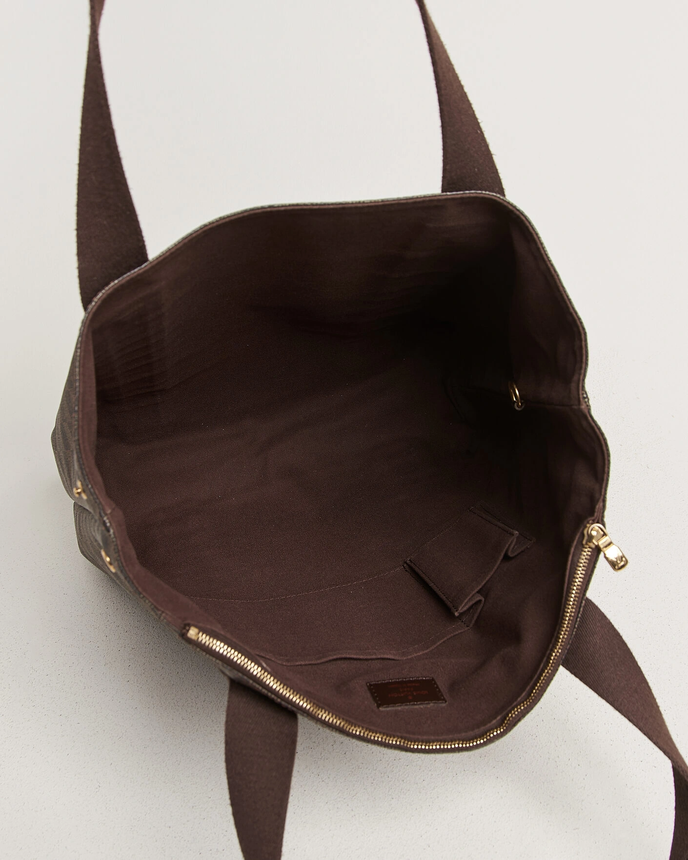 Herr | Pre-Owned & Vintage Bags | Louis Vuitton Pre-Owned | Cabas Bobur Tote Bag Damier Ebene