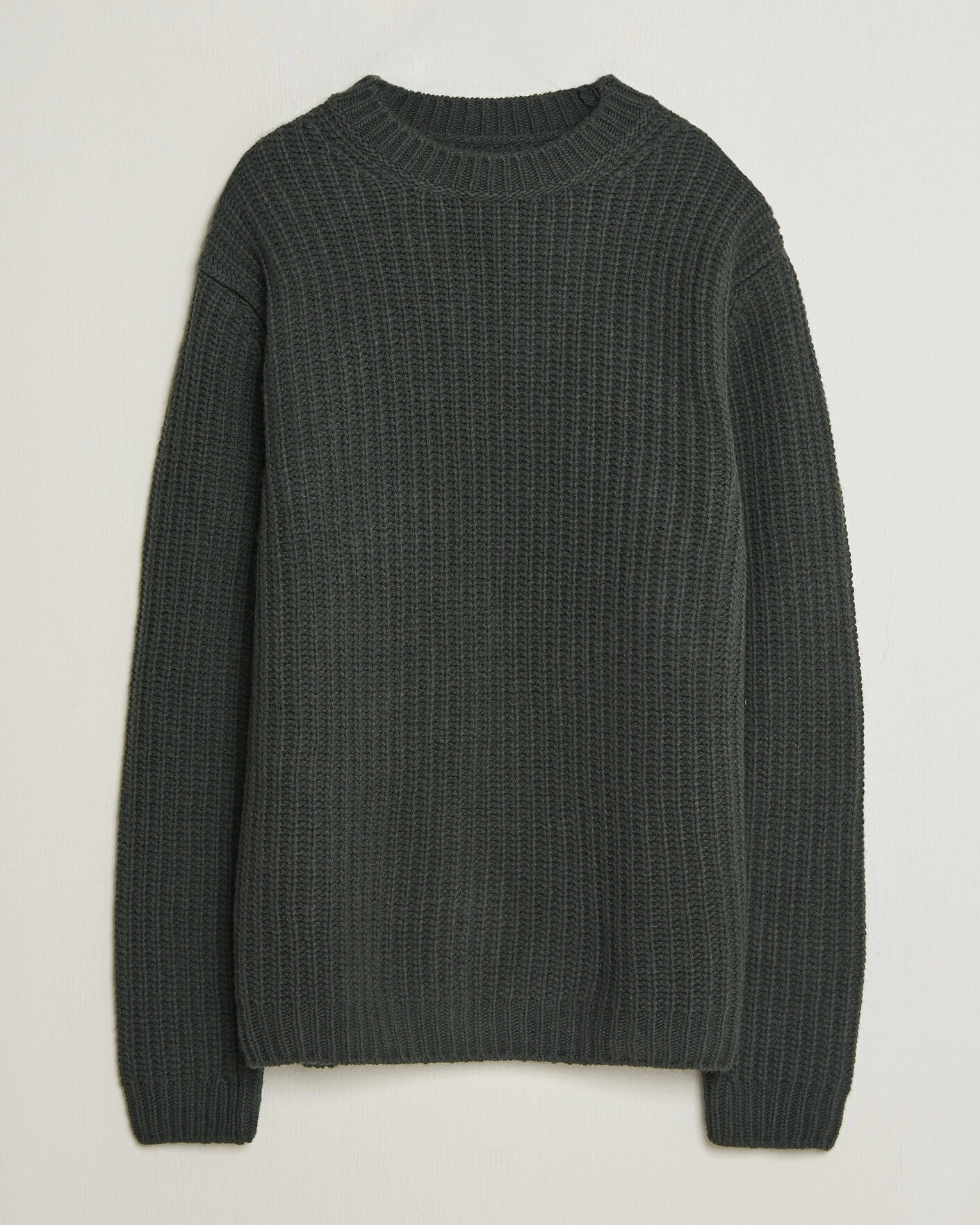 Herr | Tröjor | Nudie Jeans | Gurry Chunky Knitted Sweater Racing Green