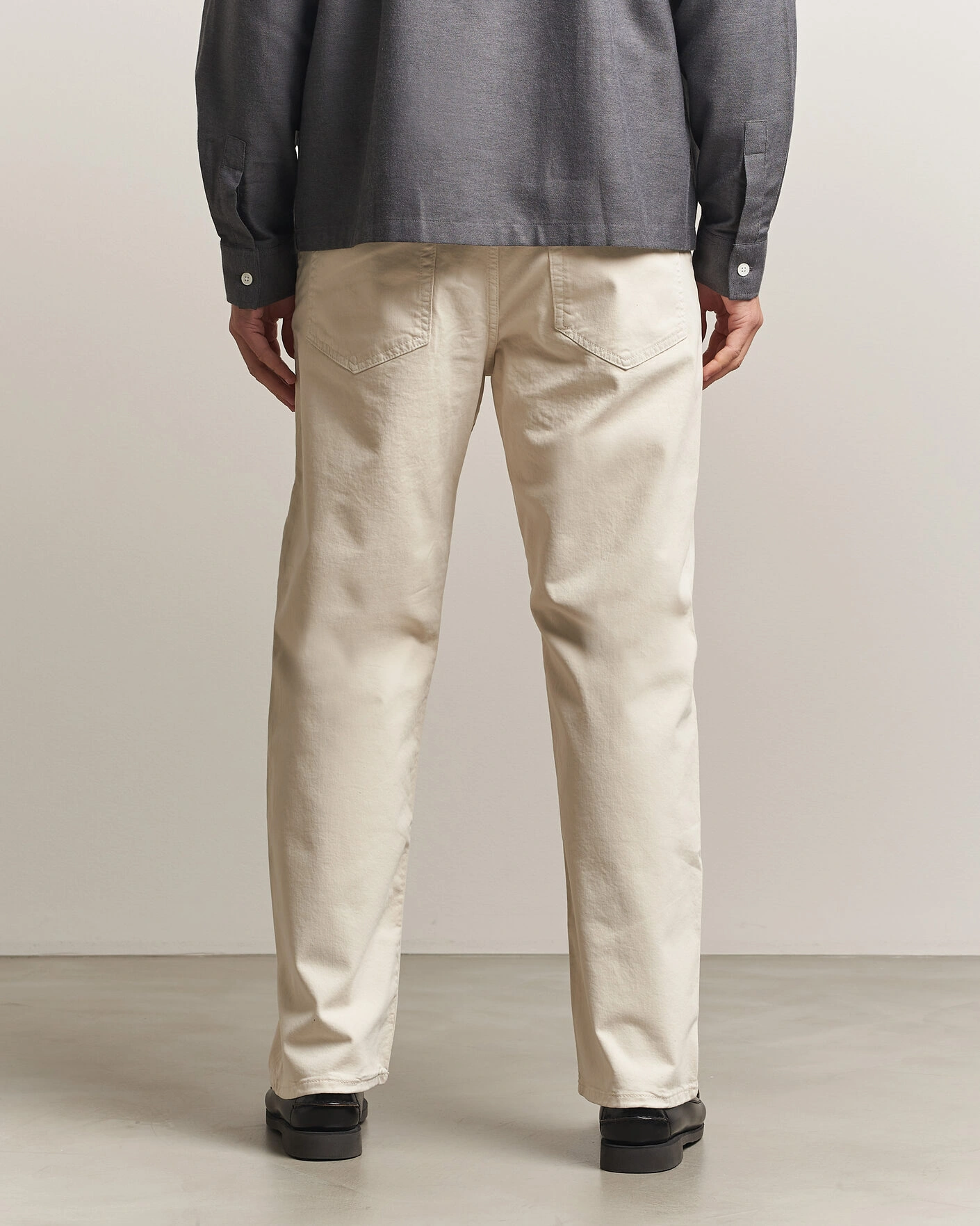 Herr | Byxor | NN07 | Otis Relaxed Fit 5-Pocket Pants Ivory