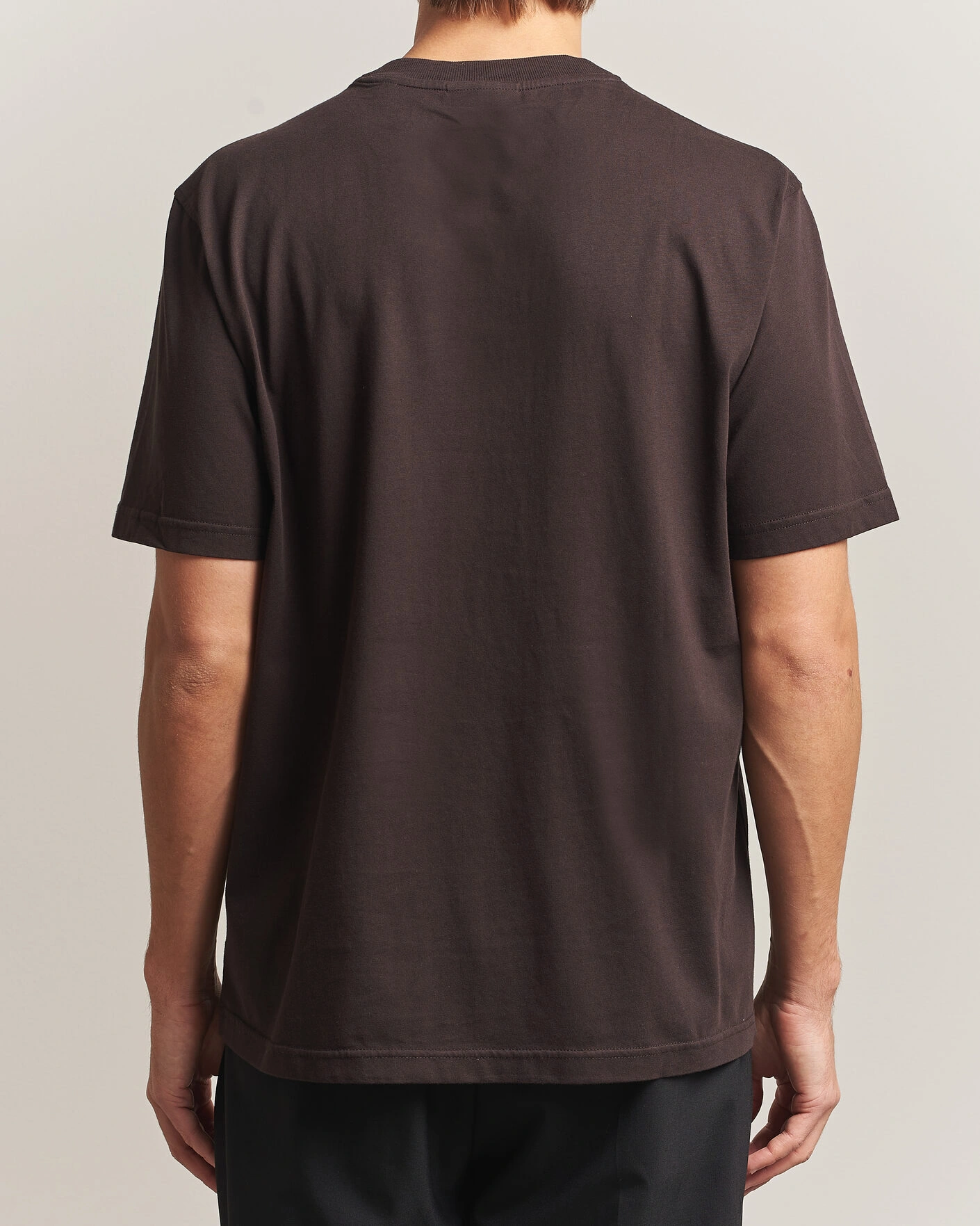Herr | T-Shirts | NN07 | Adam Crew Neck T-Shirt Deep Truffle