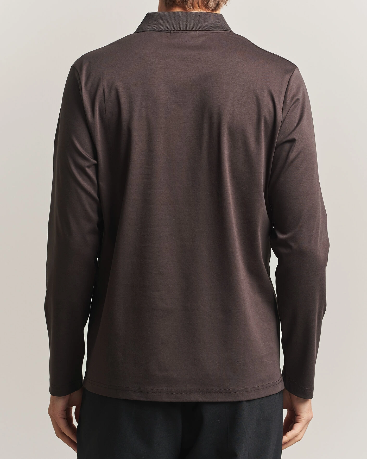 Herr | Pikéer | NN07 | Paul Long Sleeve Polo Deep Truffle