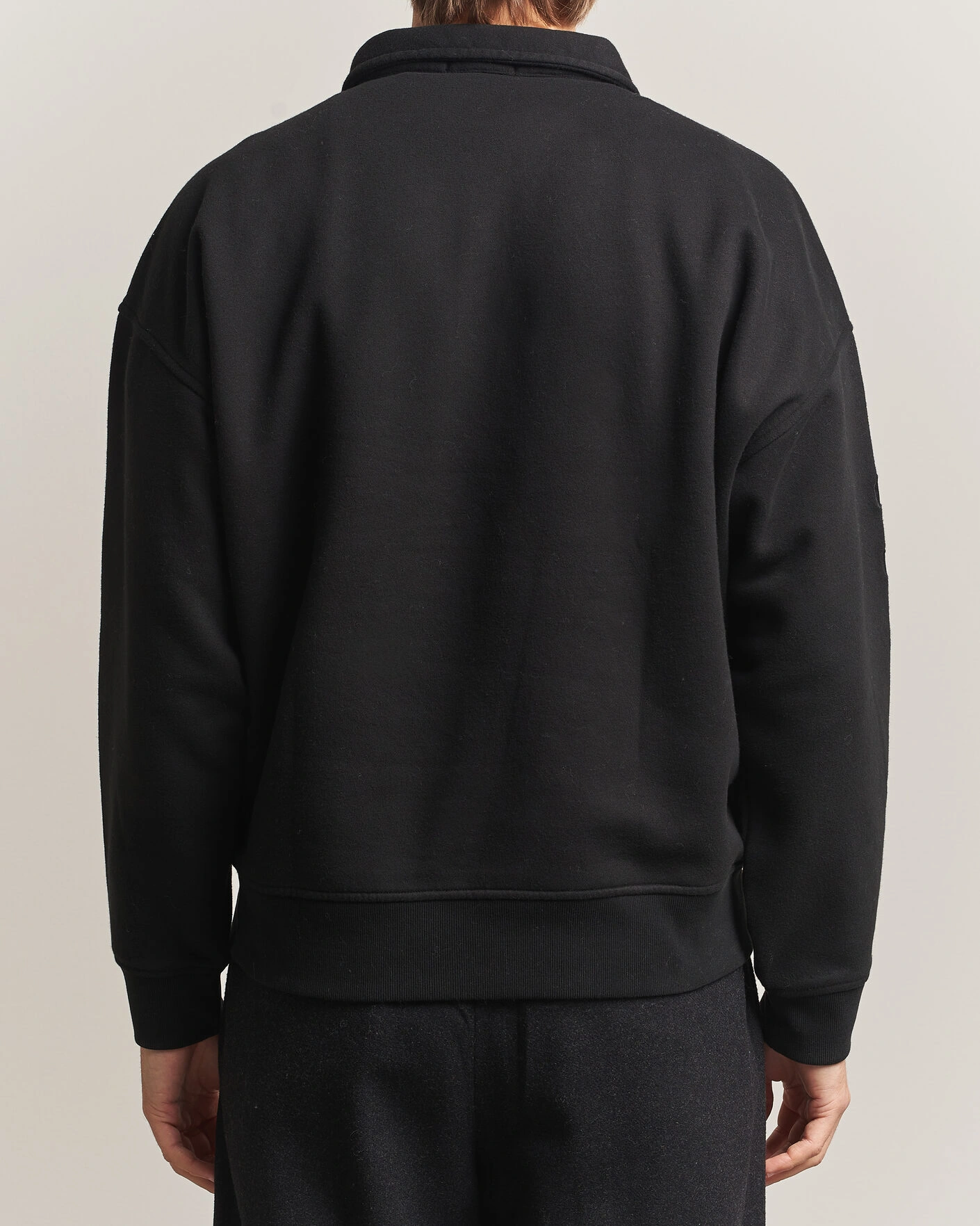 Herr | Tröjor | Polo Ralph Lauren | Heavy Weight Half Zip Fleece Polo Black