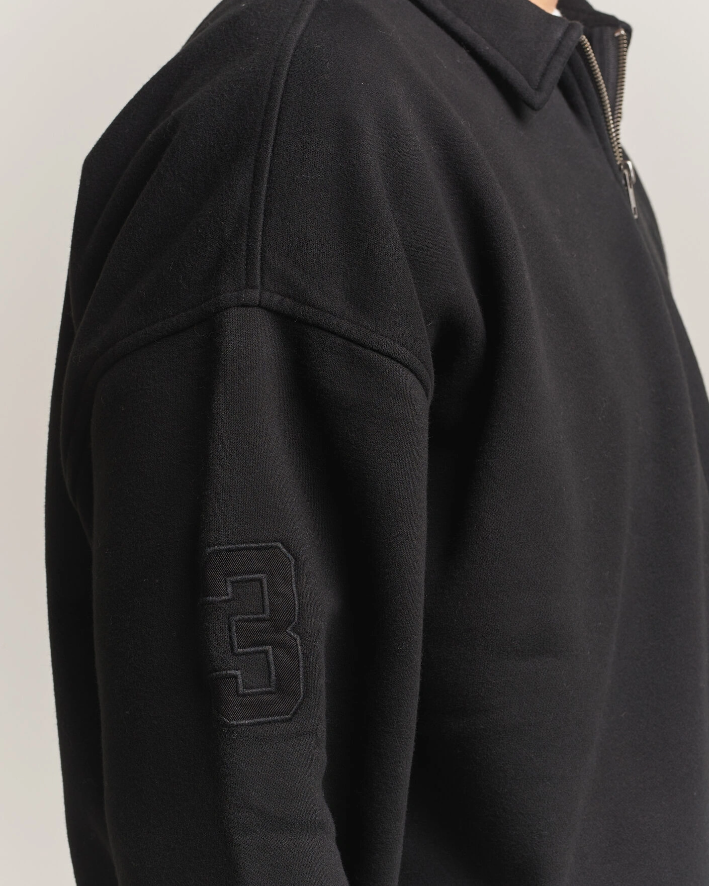 Herr | Tröjor | Polo Ralph Lauren | Heavy Weight Half Zip Fleece Polo Black