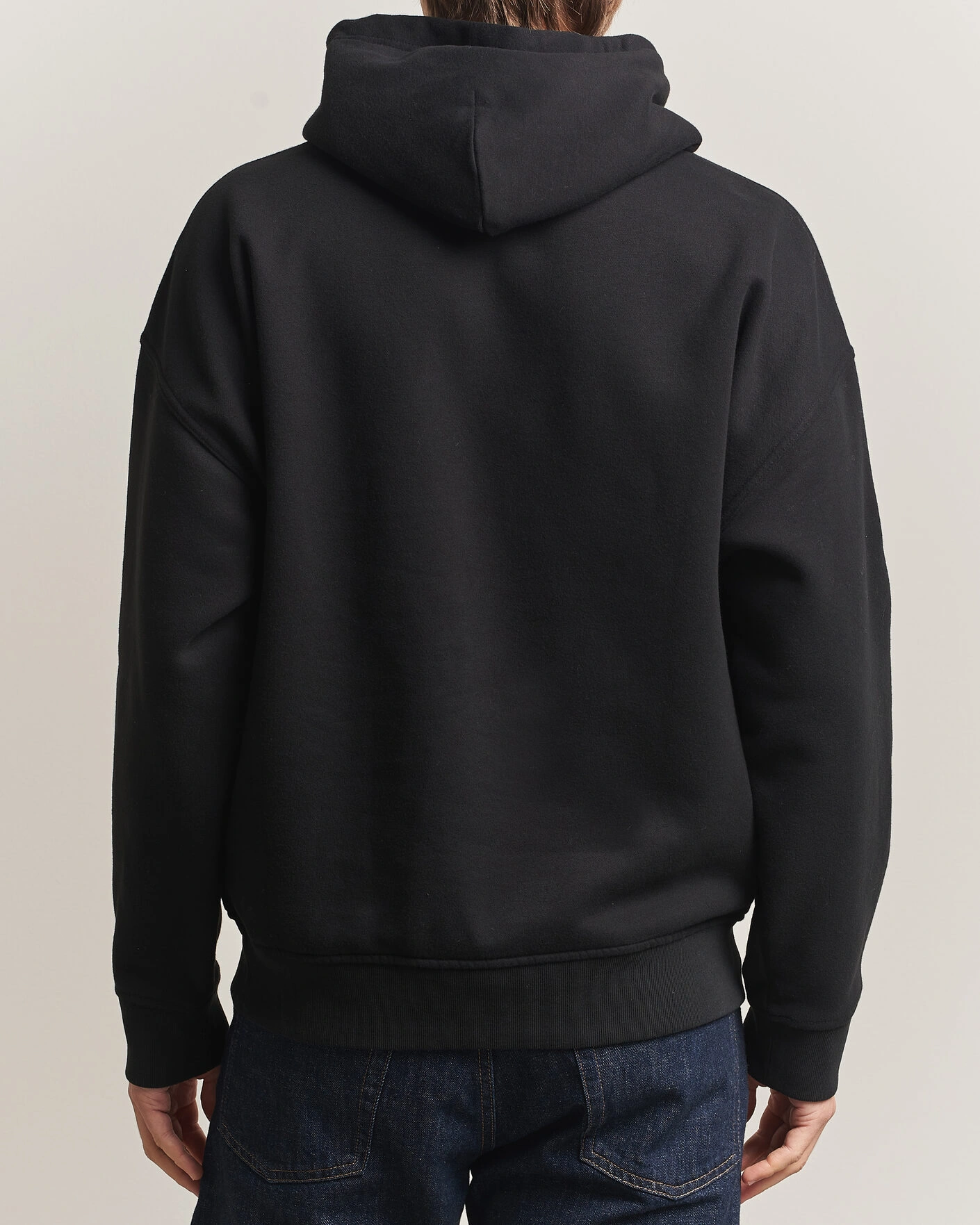 Herr | Tröjor | Polo Ralph Lauren | Heavy Weight Tonal Pony Hoodie Polo Black