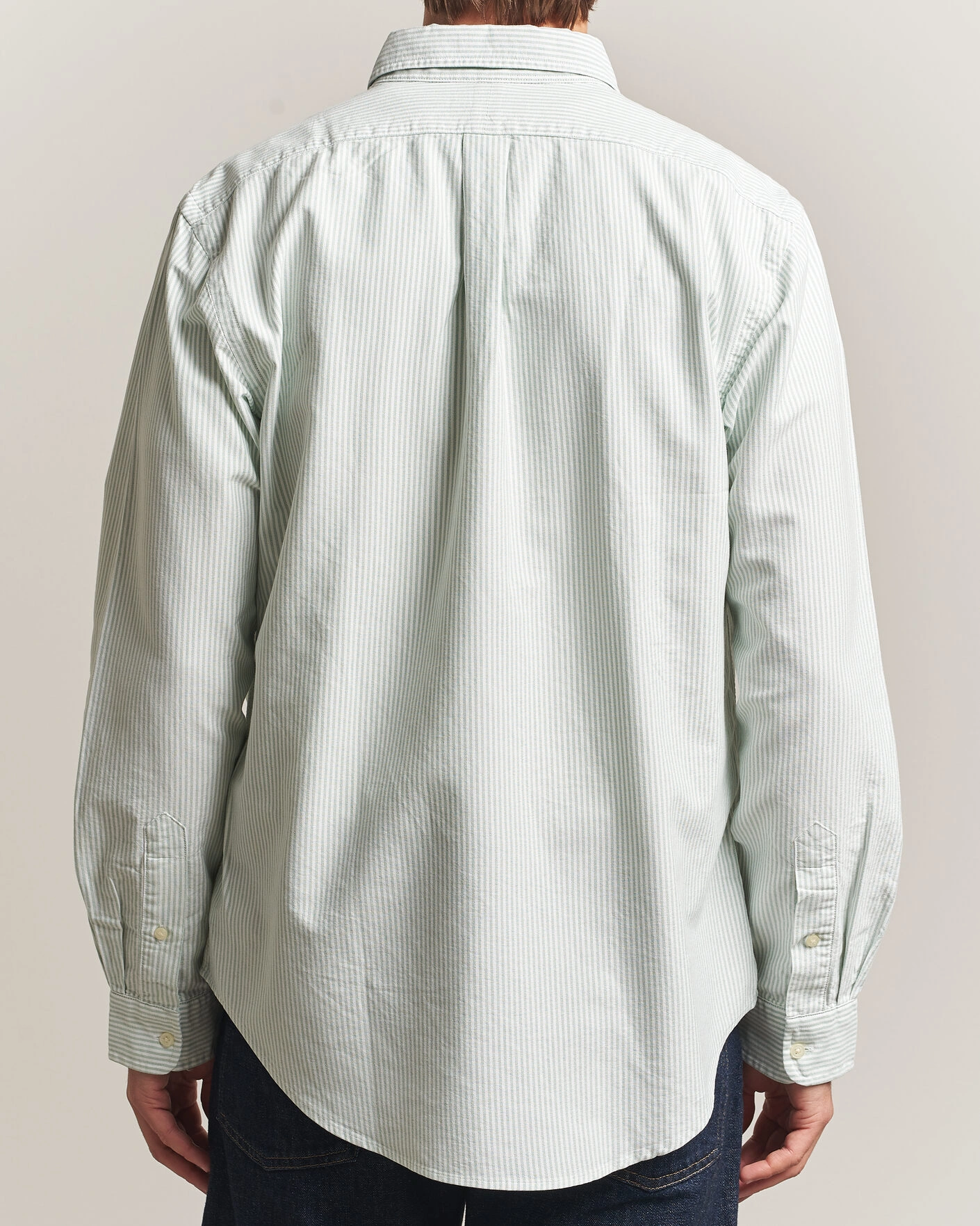Herr | Skjortor | Polo Ralph Lauren | Custom Slim Fit Oxford Shirt Pistachio/White