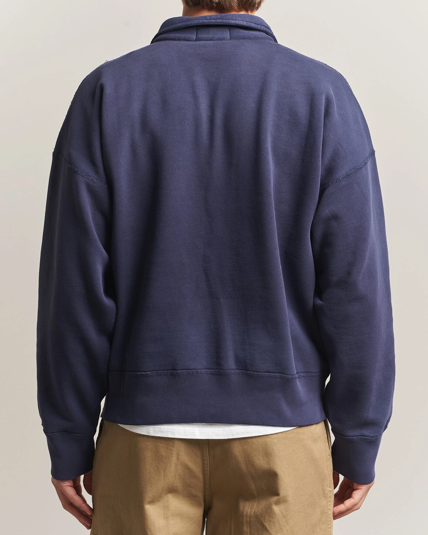 Herr | Tröjor | Polo Ralph Lauren | Knit Half Zip Sweatshirt Dark Cobolt