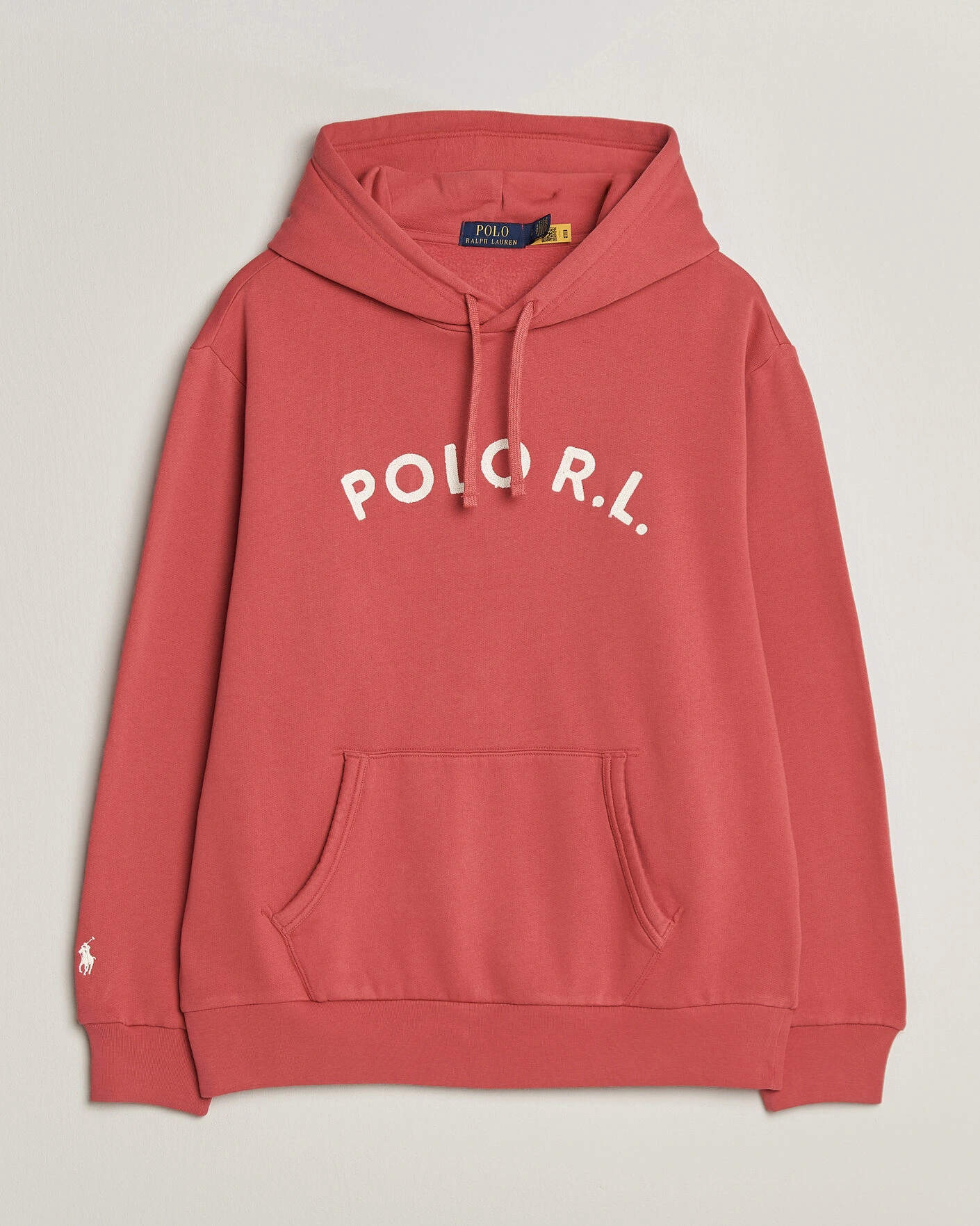 Herr | Tröjor | Polo Ralph Lauren | Cotton Chest Logo Hood Nantucket Red